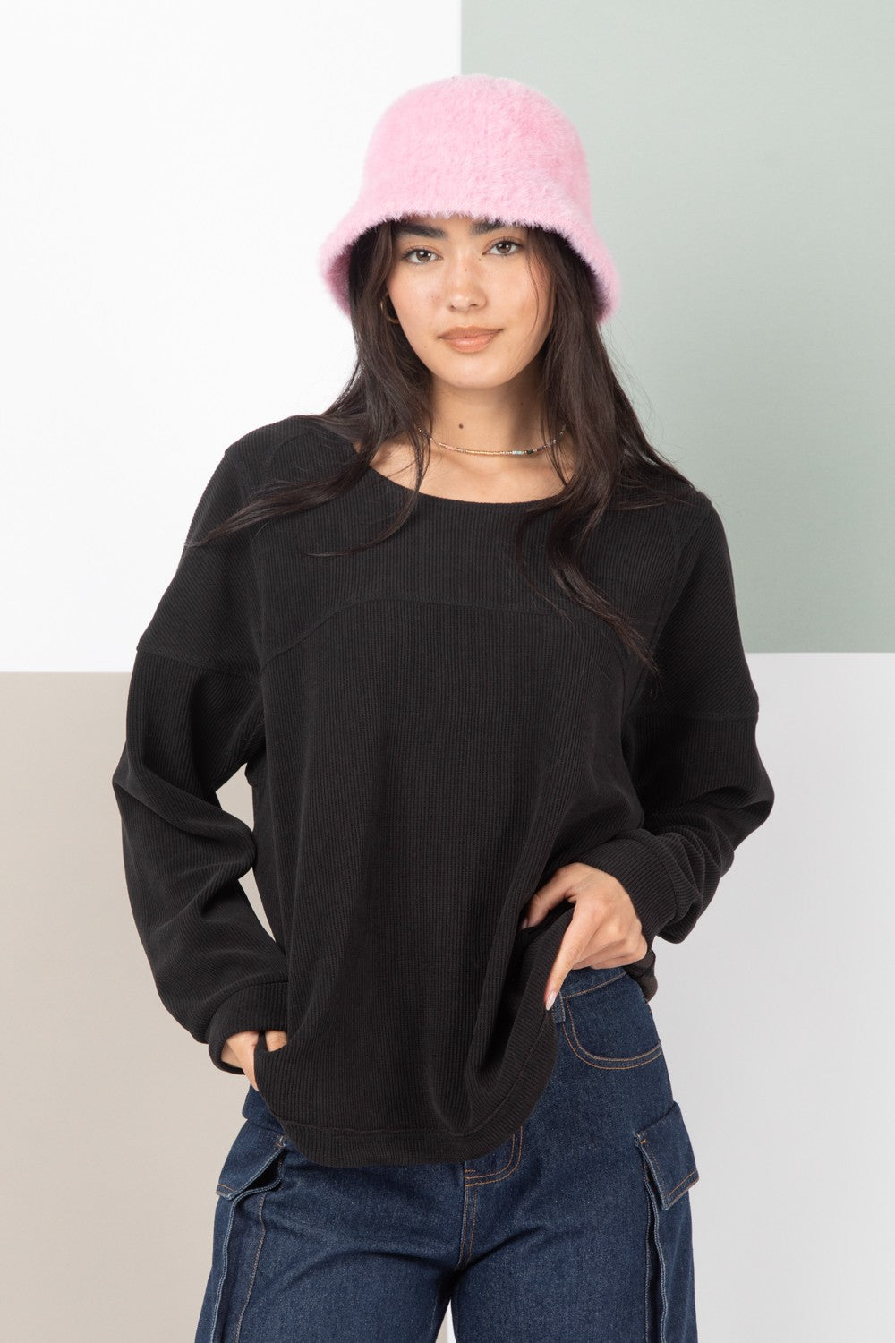 Plus Oversized Casual Top - Multiple Colors