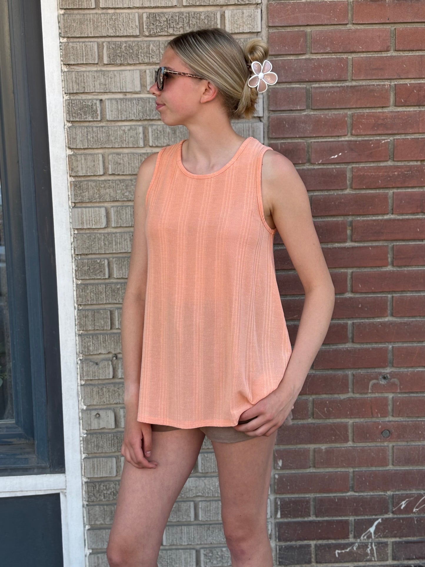 Elevated Basic Coral Tank S-XL