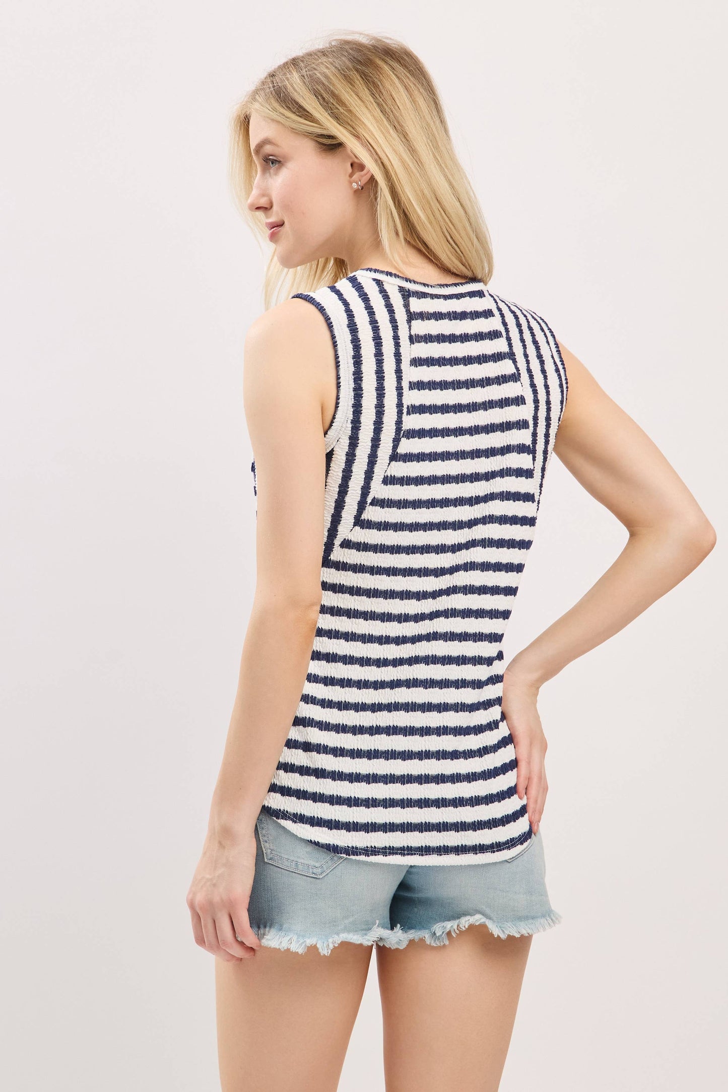 Rhenn Textured Striped Tank