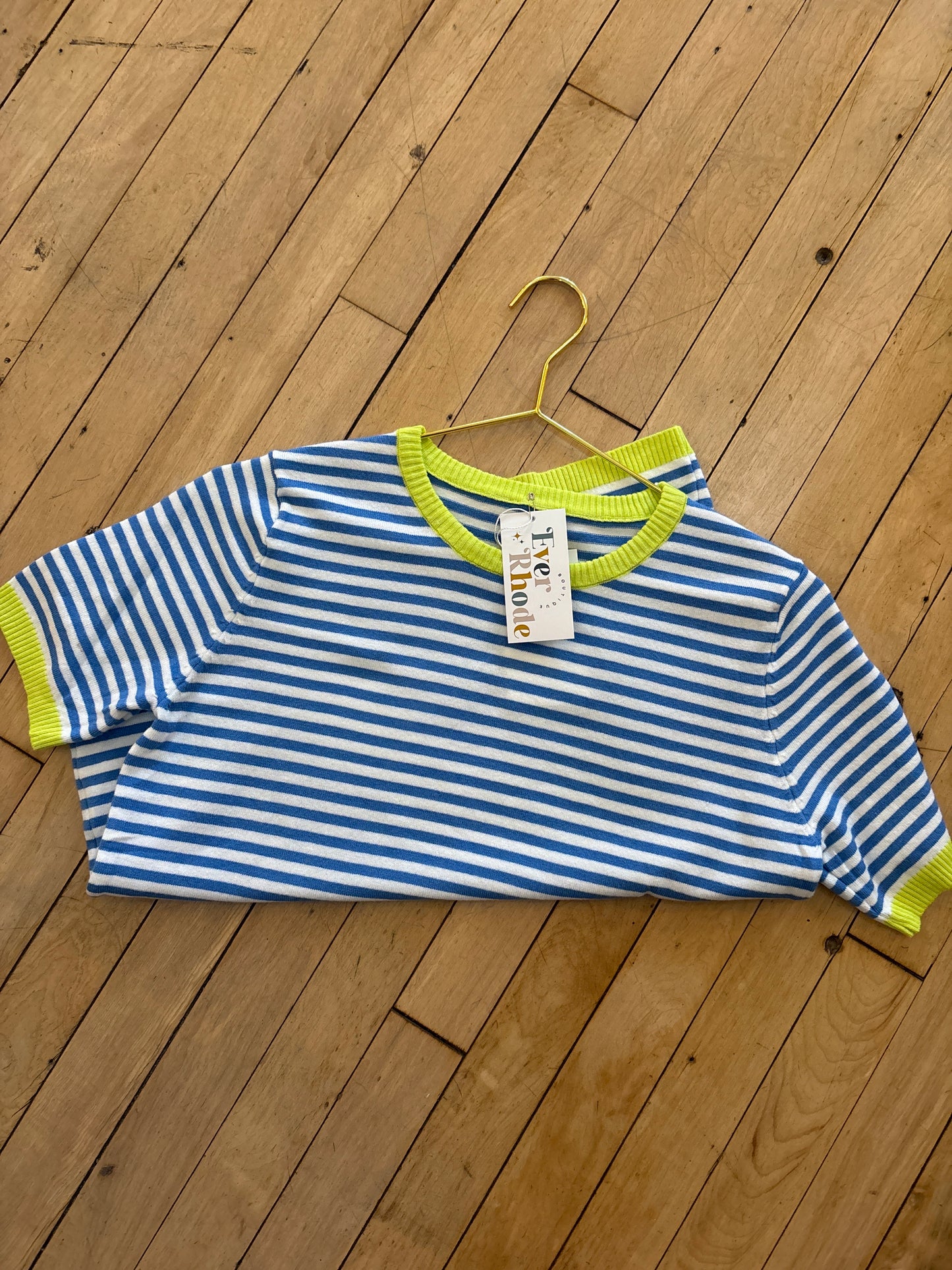 Andi Contrast Striped Top - New Color
