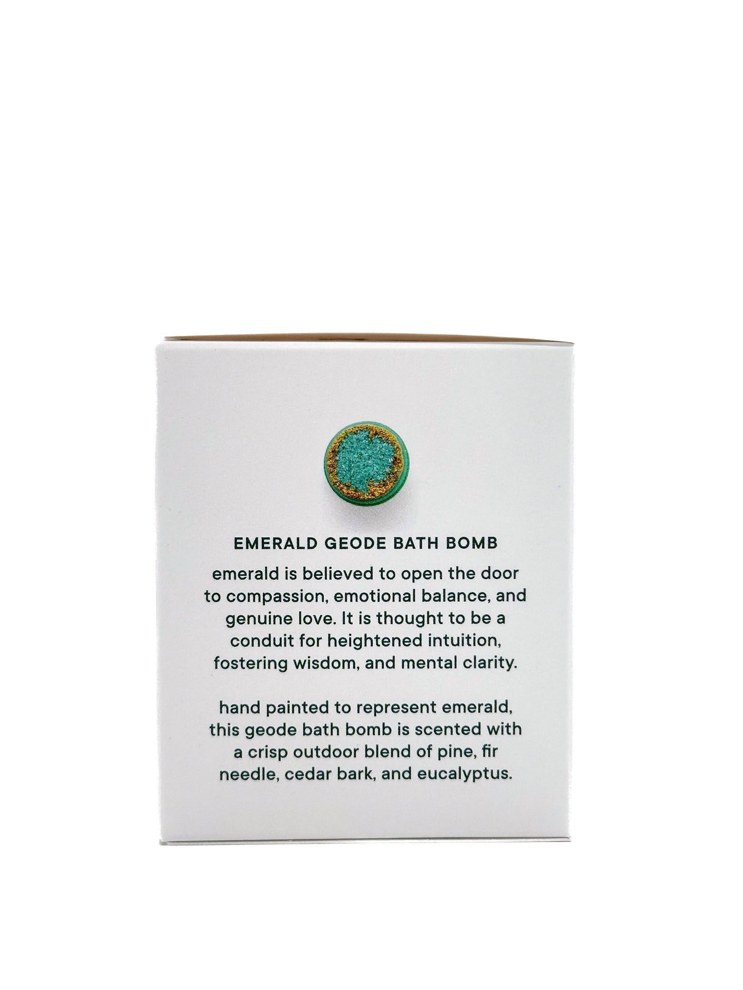 ⭐ Crystal Geode Bath Bomb - Emerald, Green + Gold