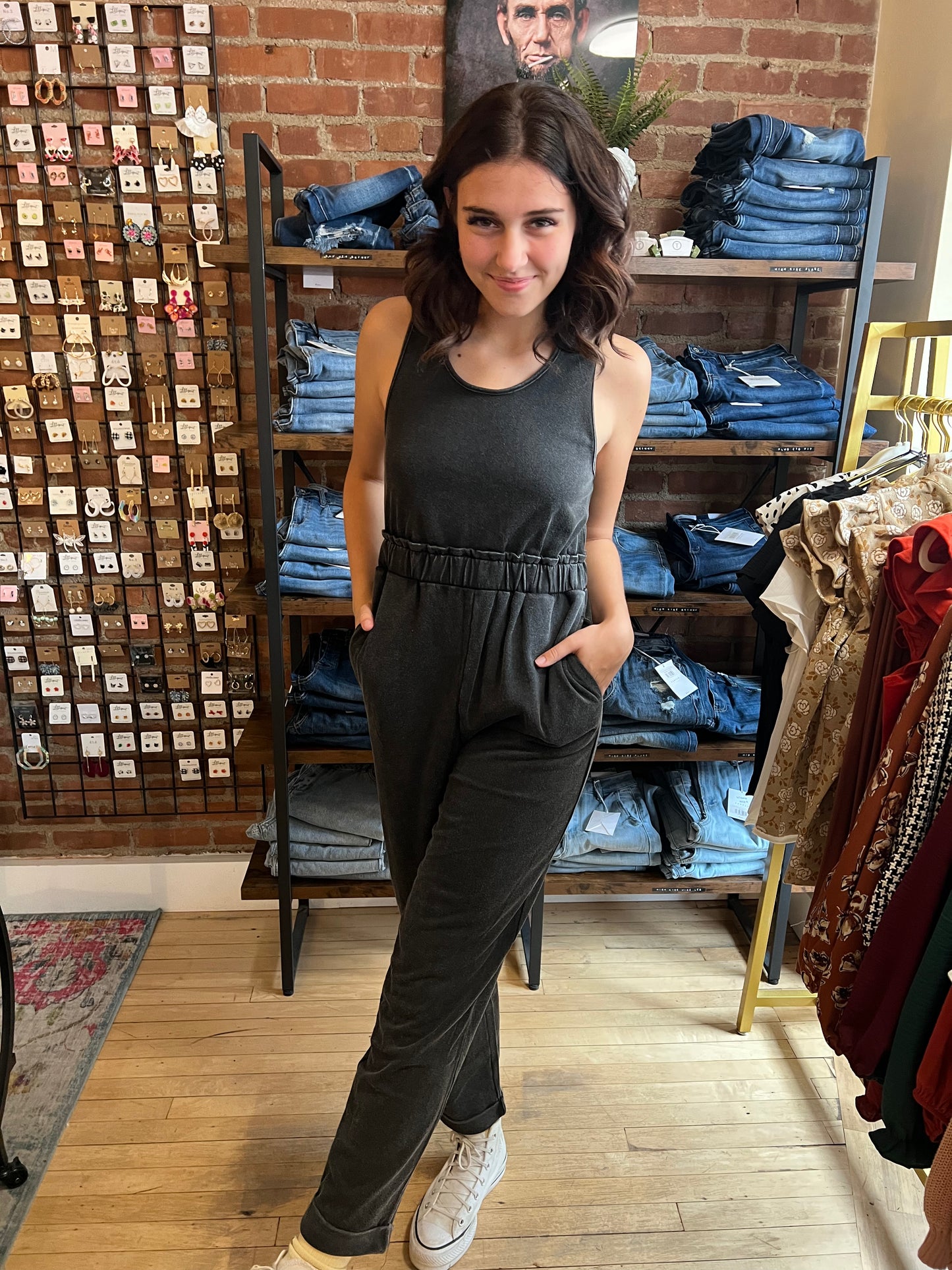 Mineral Wash Jumpsuit