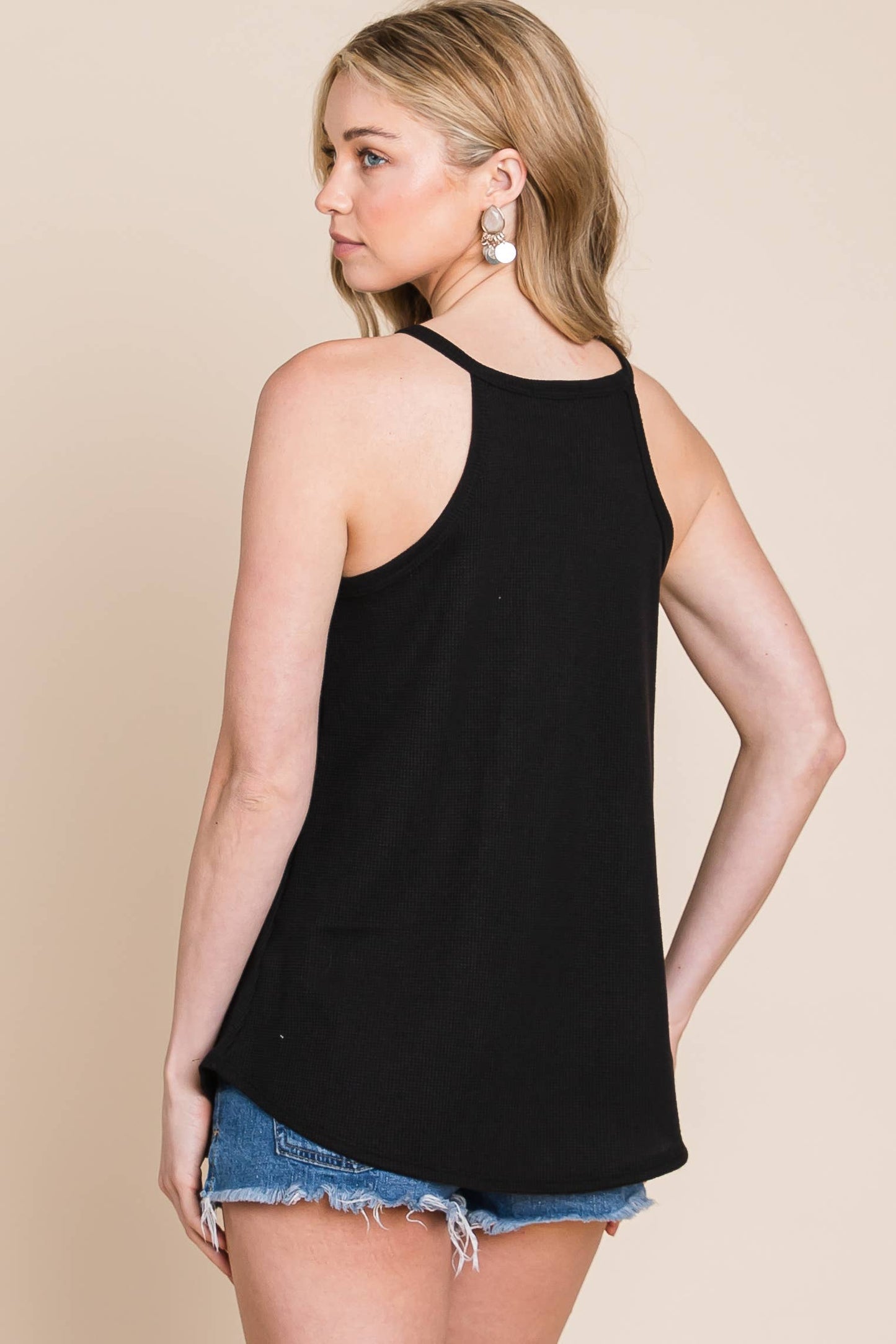 Monica Waffle Pattern Tank