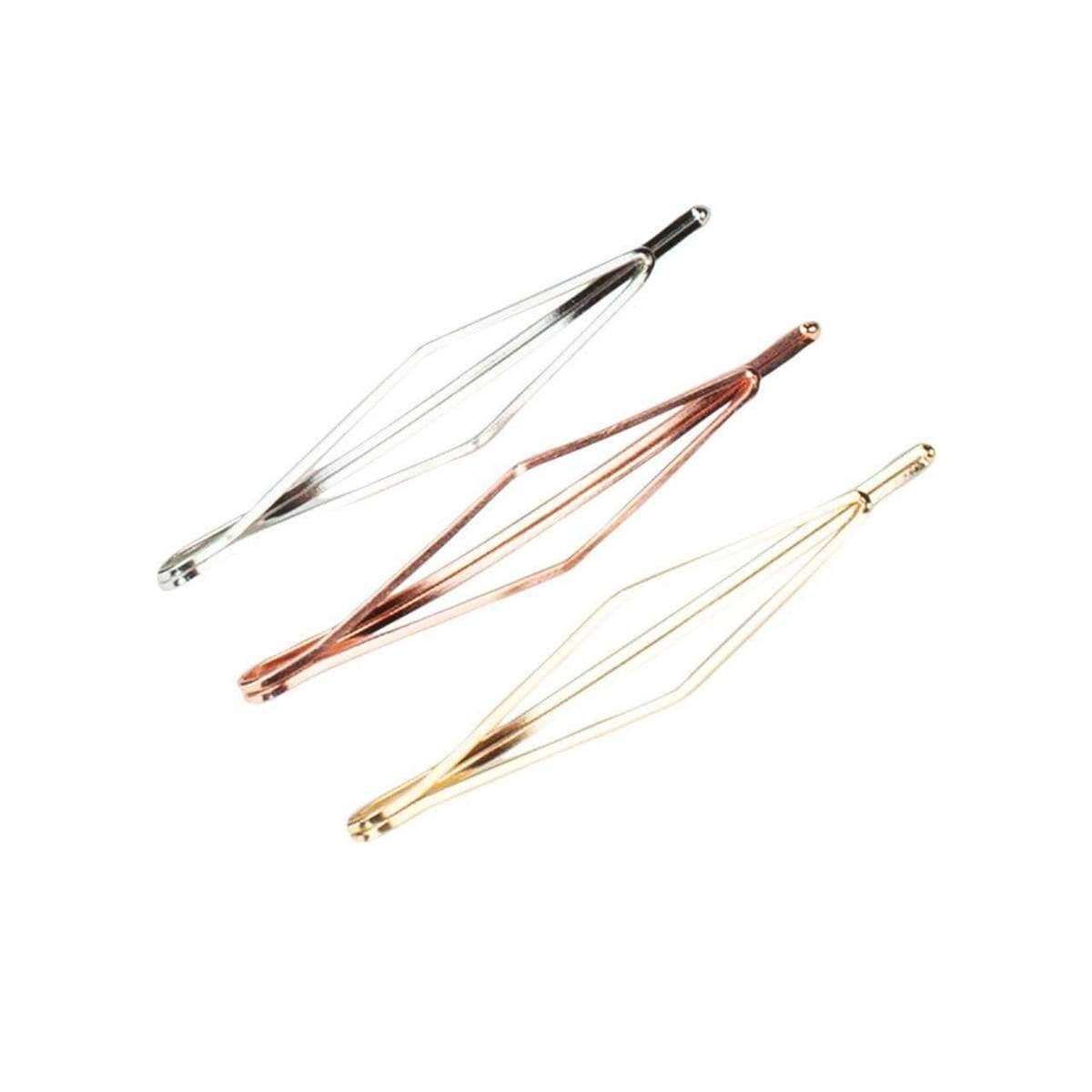 Long Diamond Metal Bobby Pins
