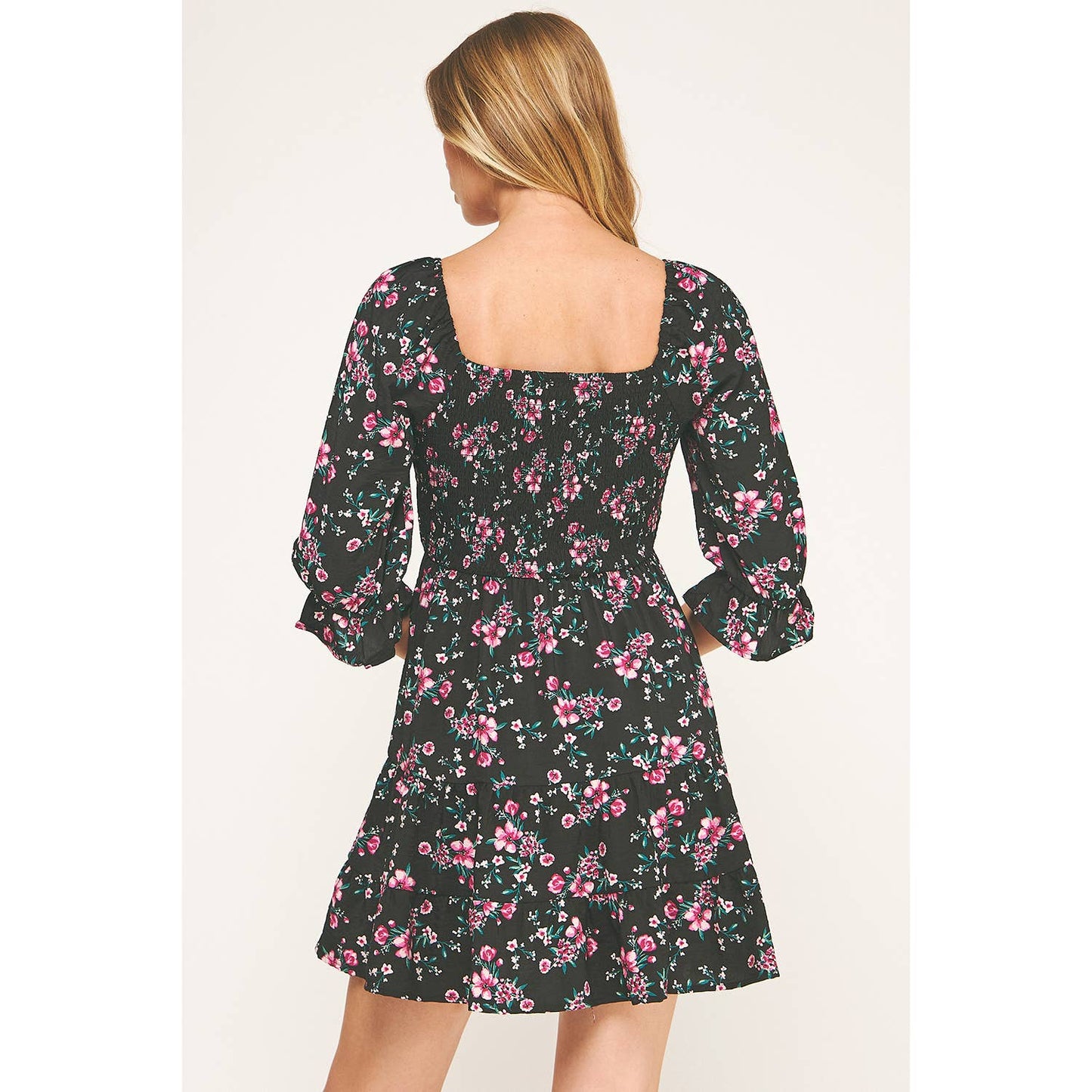 Darla Blossom Mini Dress S-XL