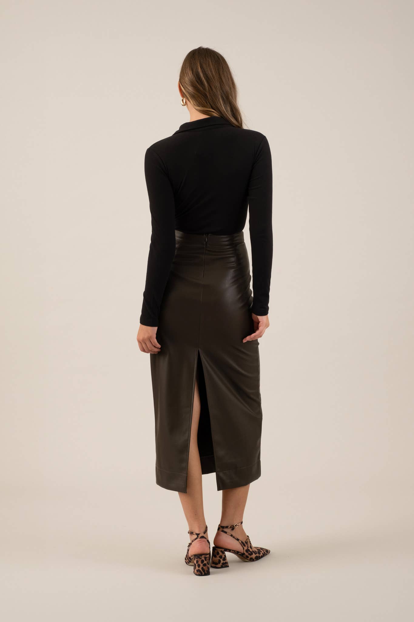 Collared Long Sleeve Bodysuit