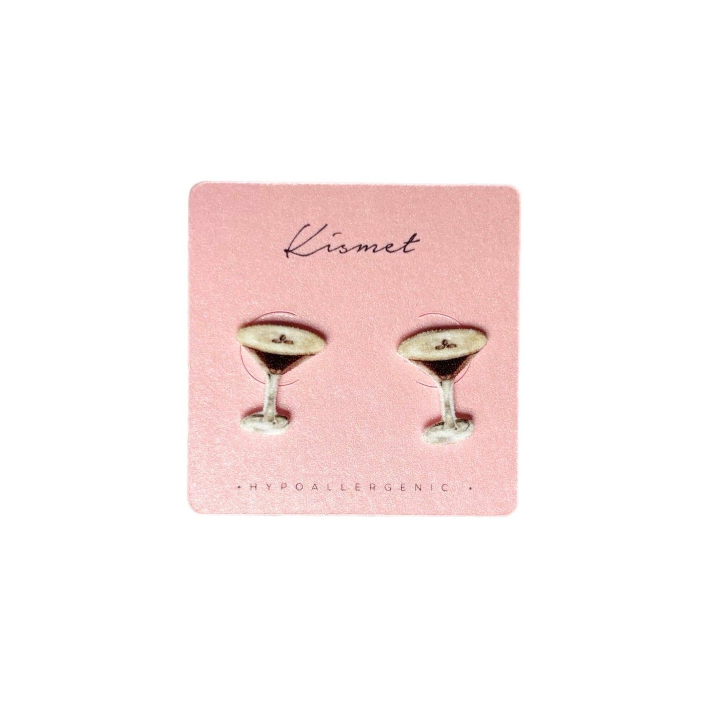 Espresso Martini Stud Earrings