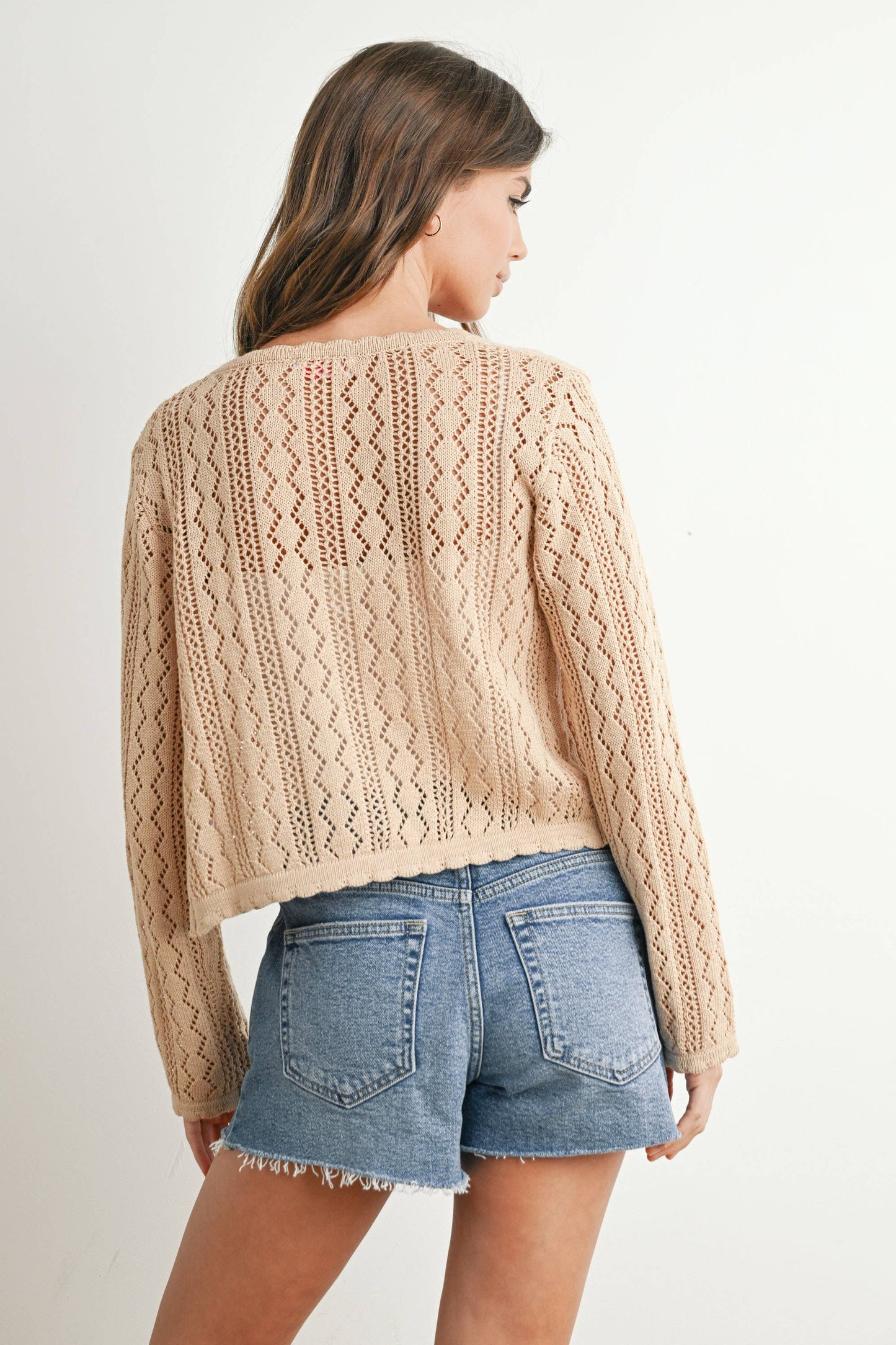 Reese Cotton Tie-Front Cardigan - Multiple Colors