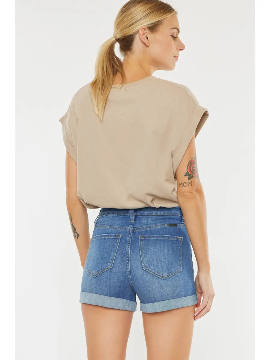 Gabby Medium Wash KanCan Shorts