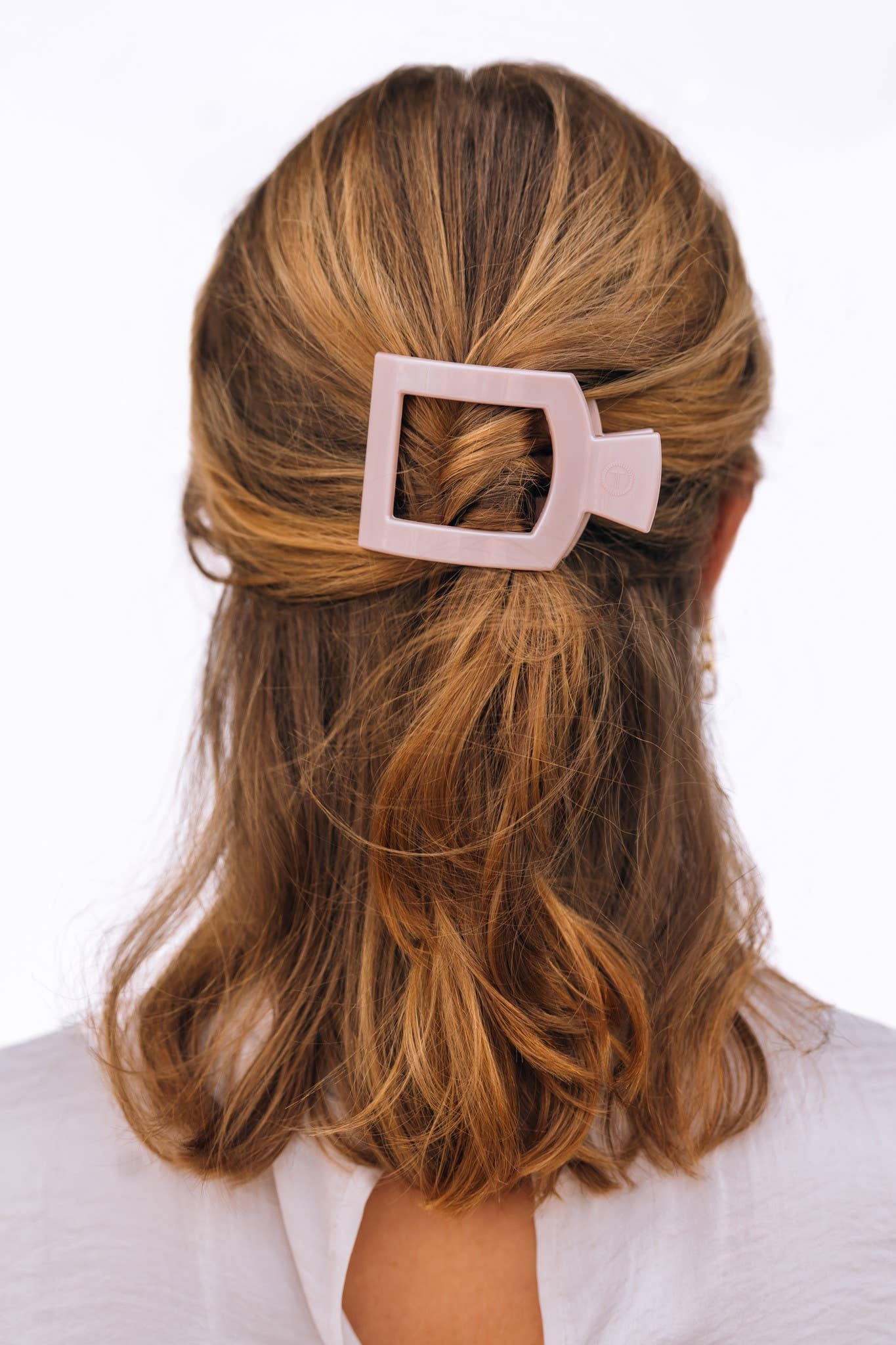 Teleties Square Flat Clip - Multiple Colors/Sizes