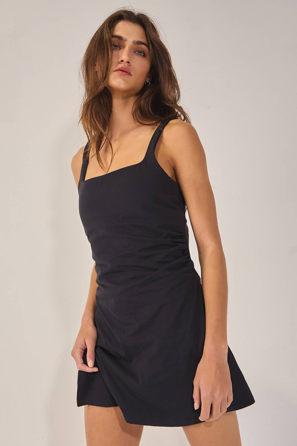 Cutout Back Sporty Dress - Multiple Colors