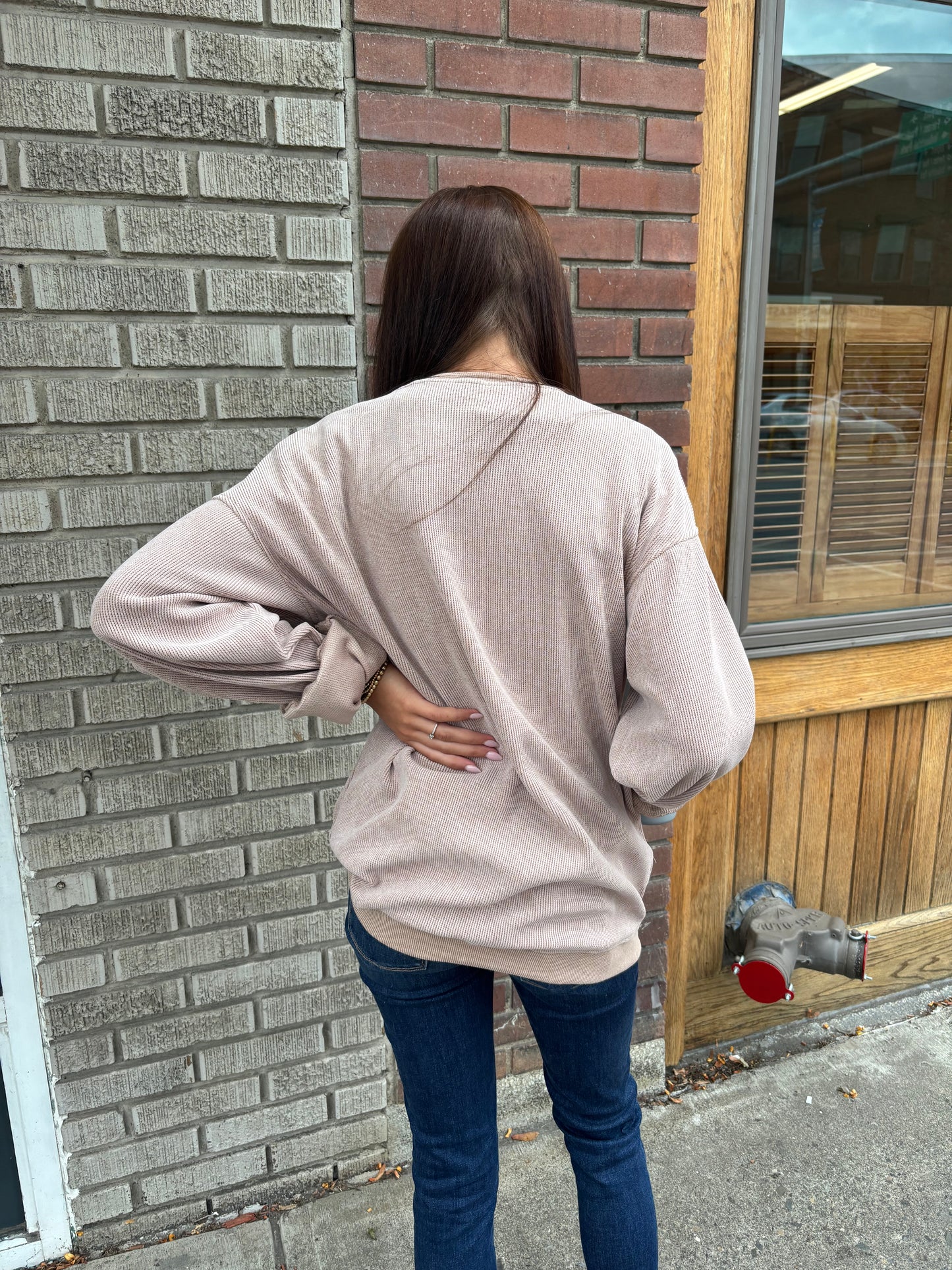 Blank Corded Crew - Multiple Colors