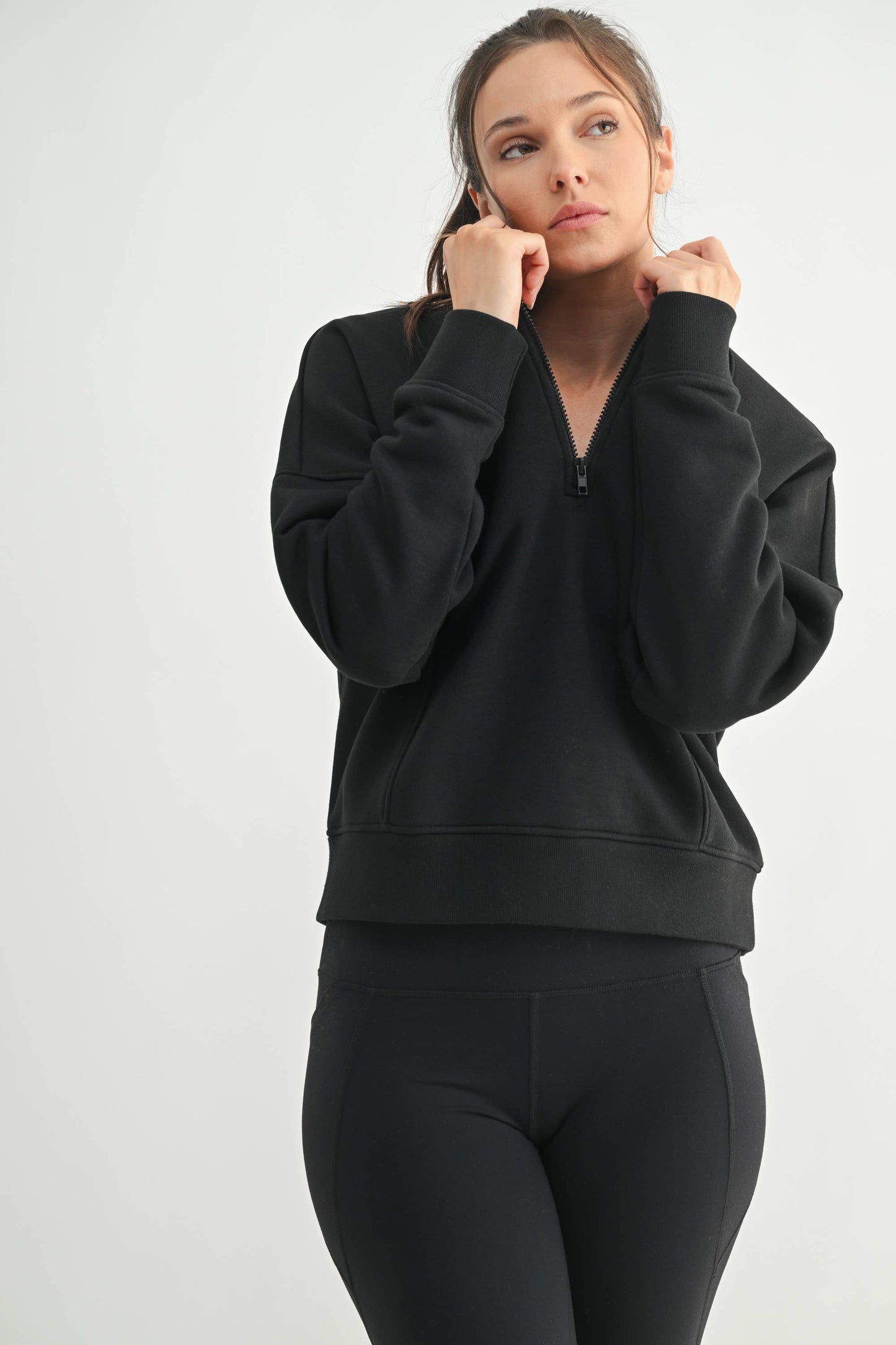 Quarter Zip Pullover Sweatshirt - New Color