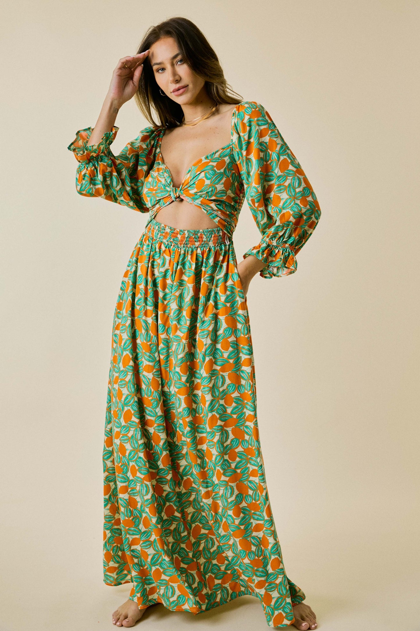 Elli Maxi Dress - 2 Styles in 1 - Multiple Colors