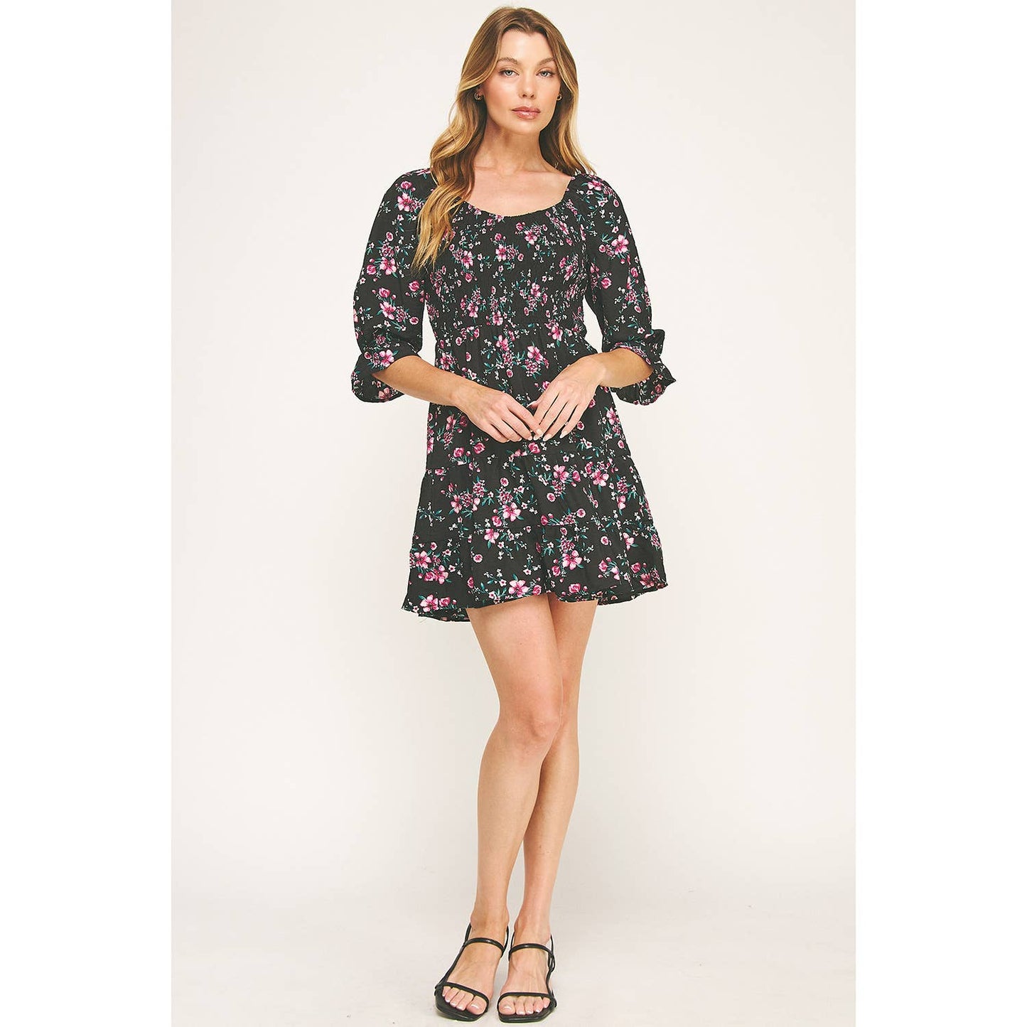 Darla Blossom Mini Dress S-XL