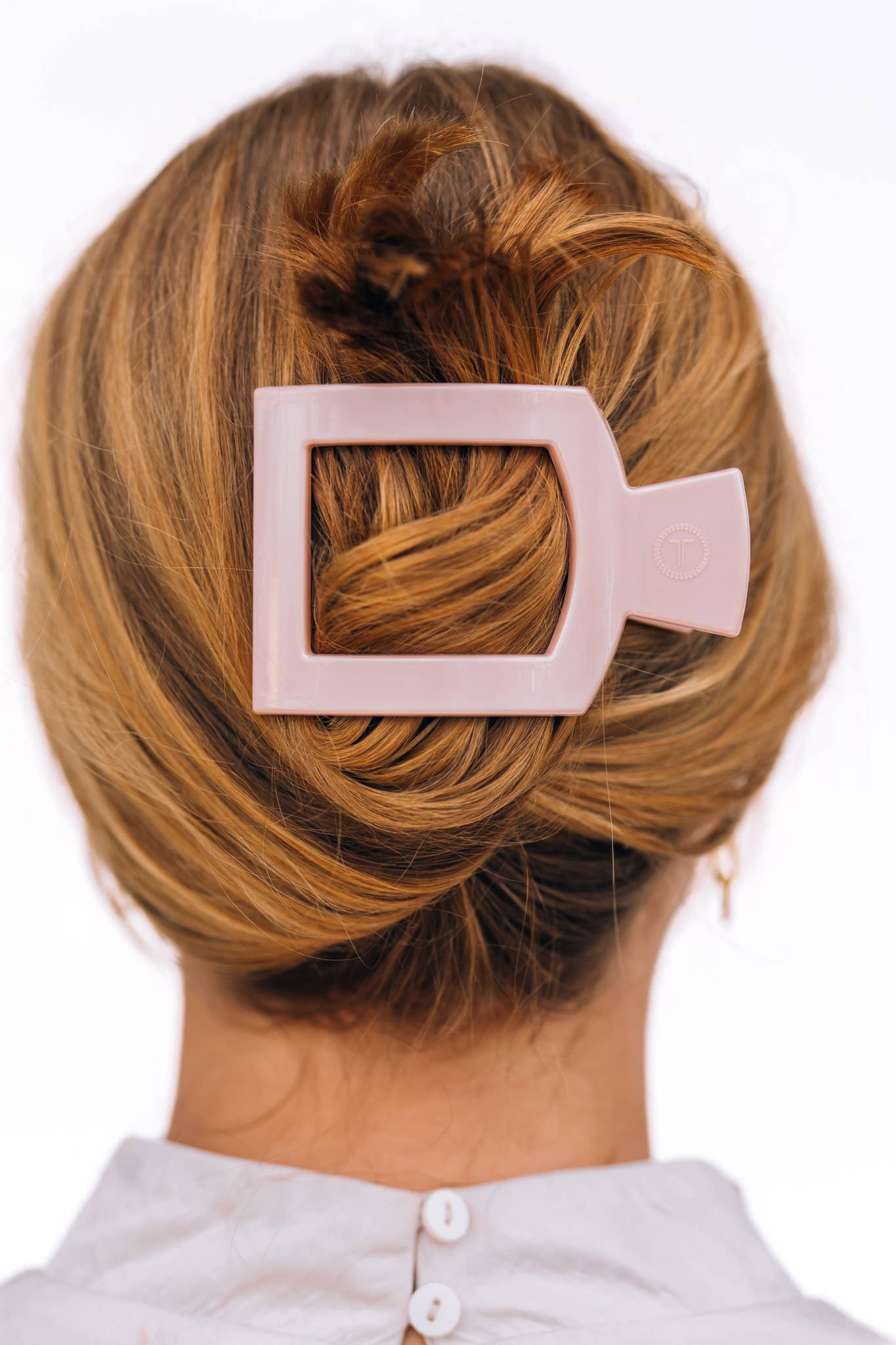 Teleties Square Flat Clip - Multiple Colors/Sizes
