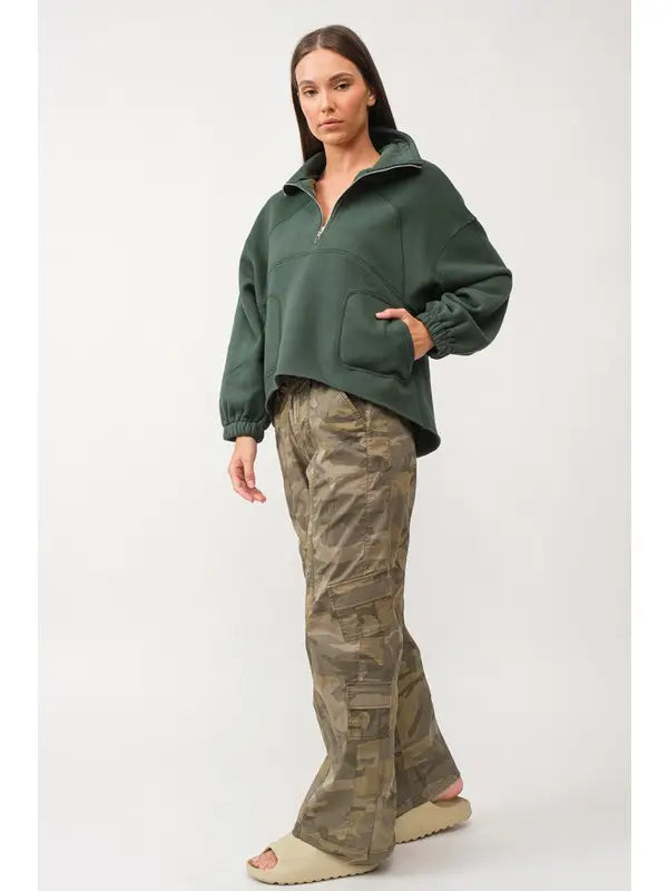 Megan Hunter Green Pullover