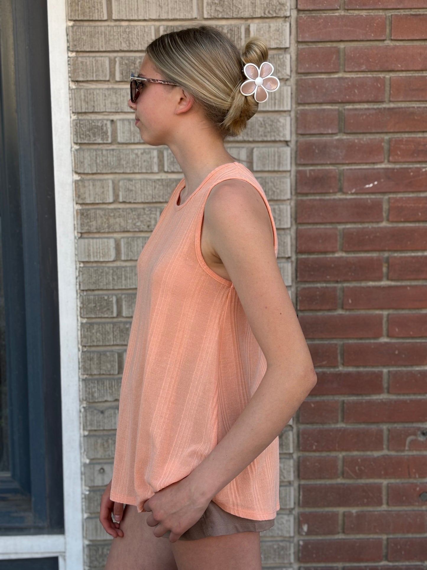 Elevated Basic Coral Tank S-XL