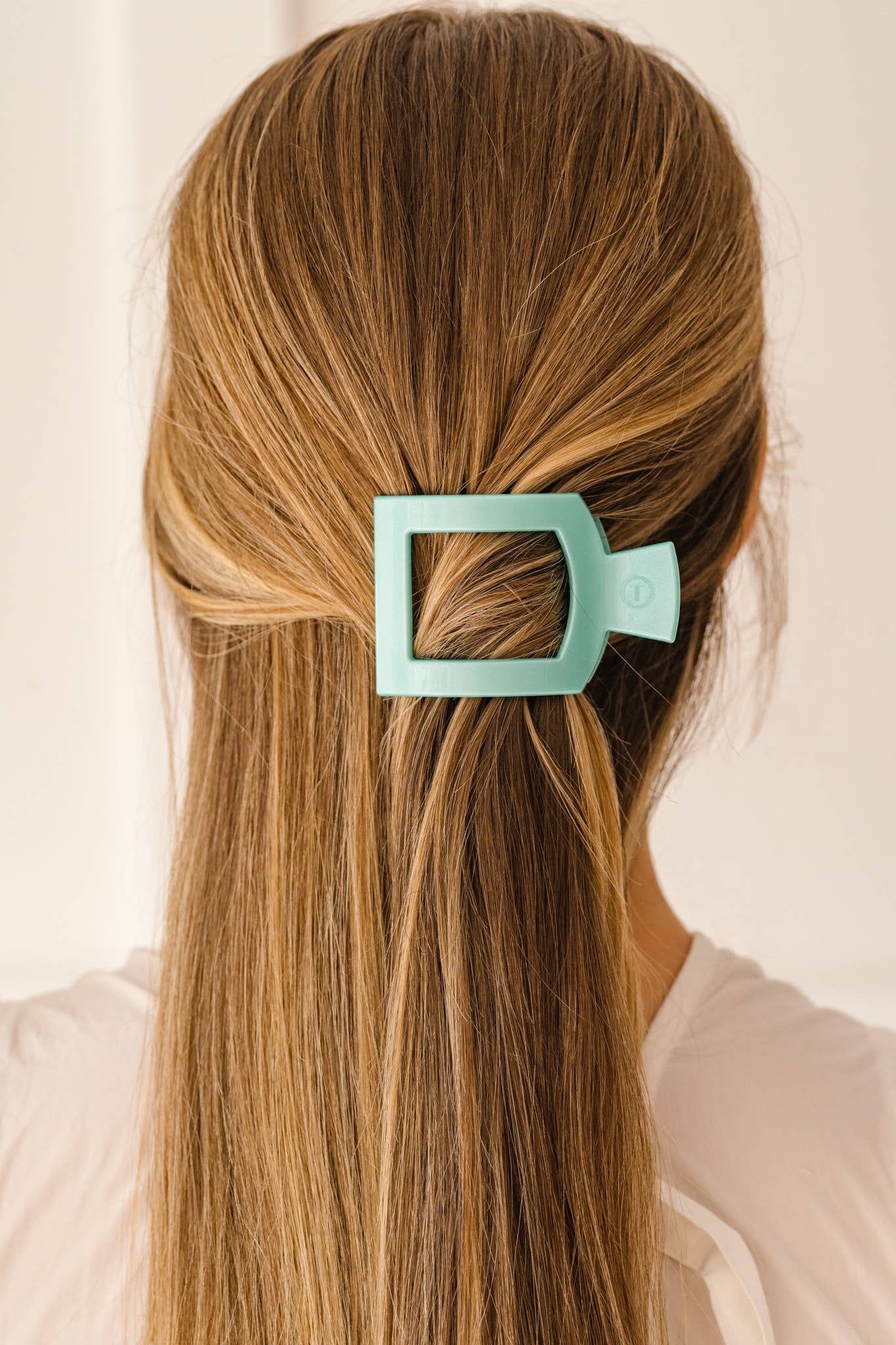Teleties Square Flat Clip - Multiple Colors/Sizes