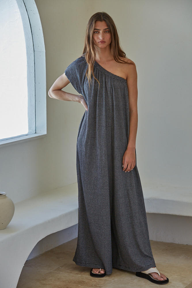 Greer One Shoulder Jumpsuit