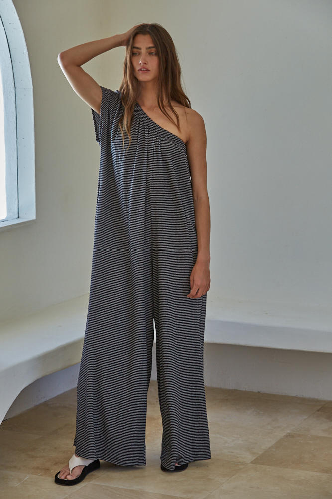 Greer One Shoulder Jumpsuit