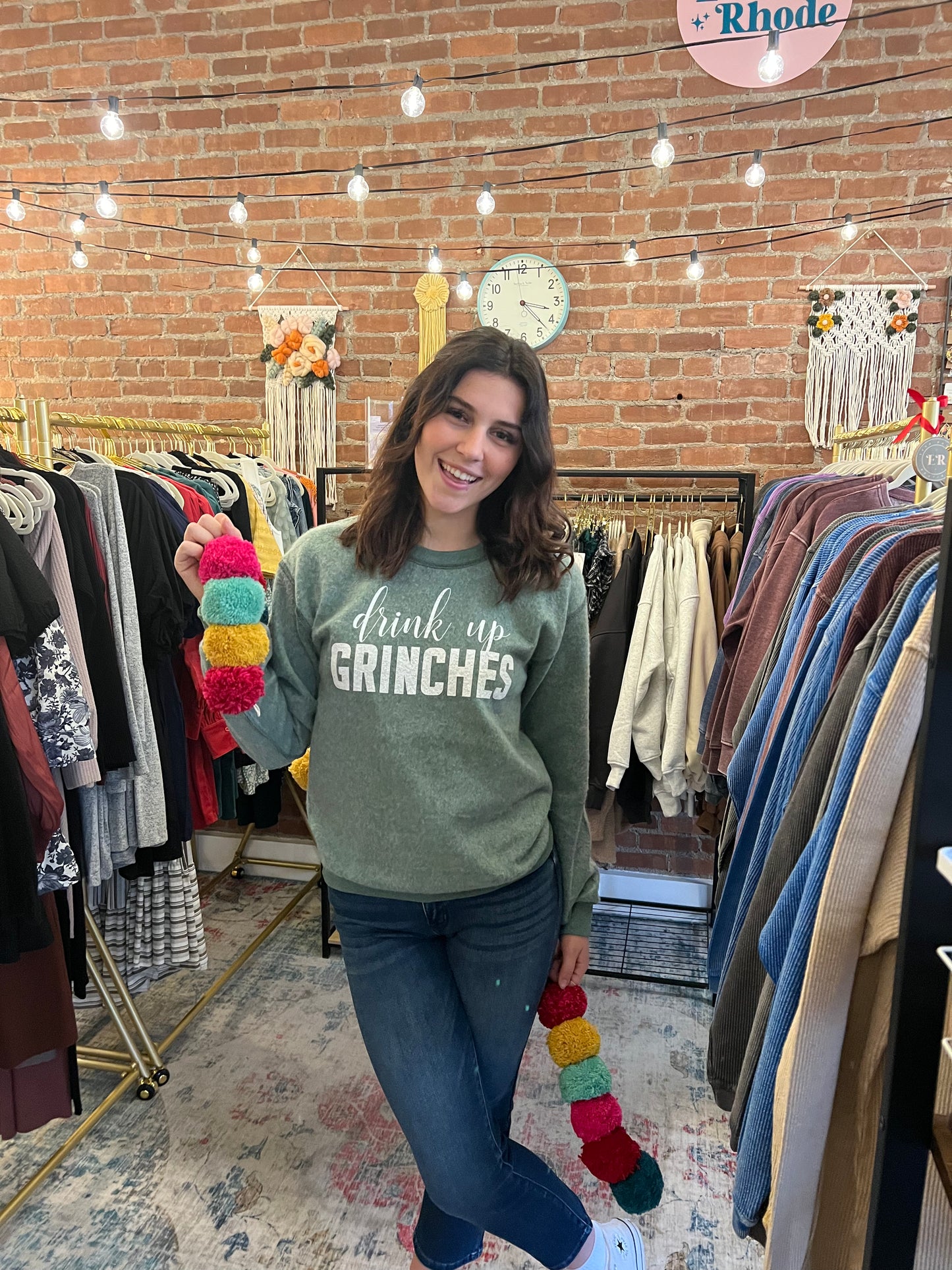 Drink Up Grinches Inverted Sweatshirt
