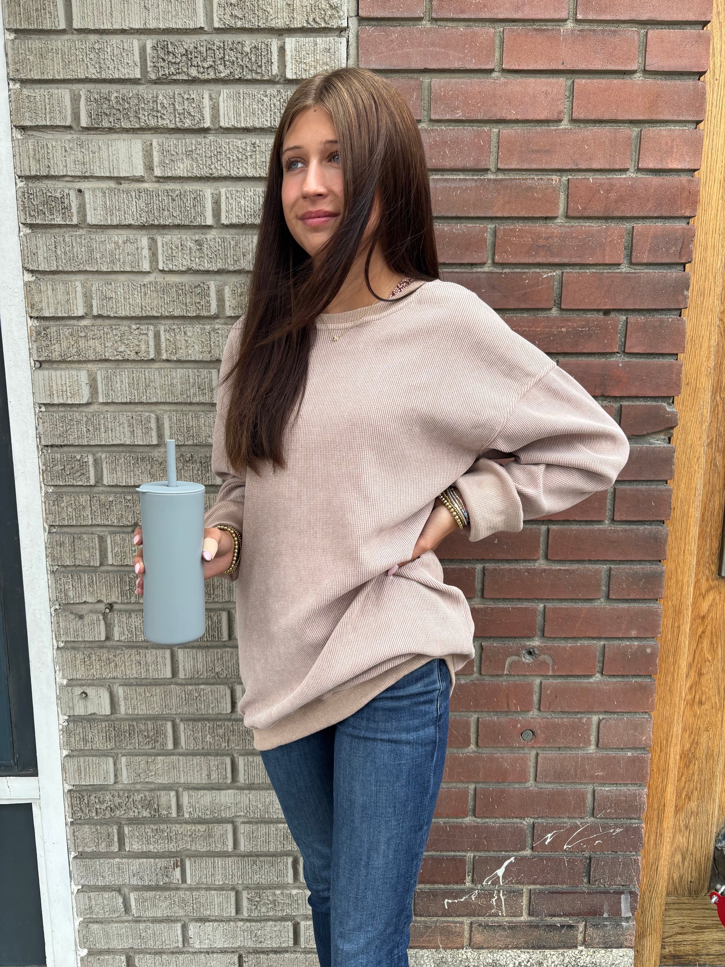 Blank Corded Crew - Multiple Colors