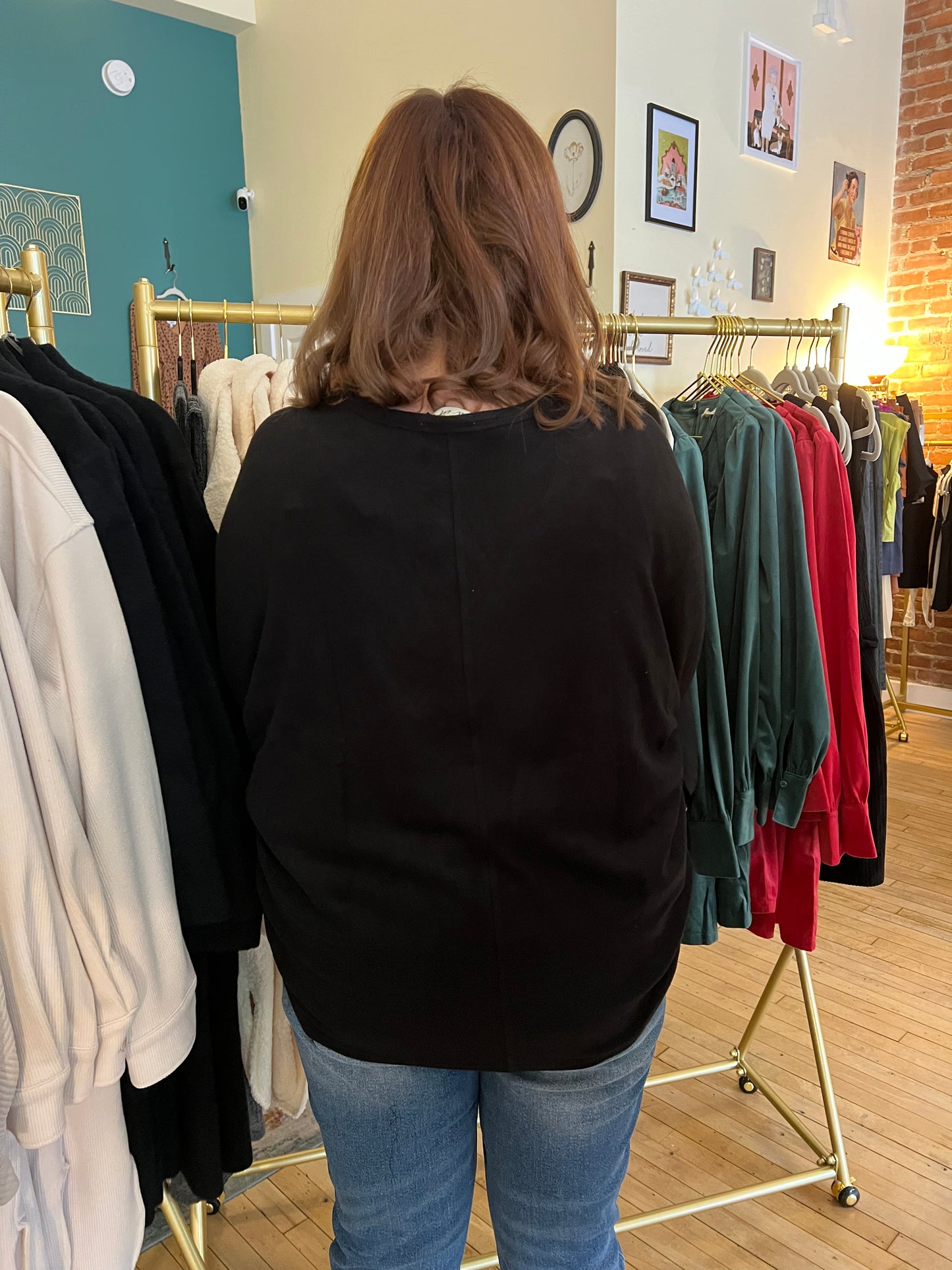 Plus Size Dolman Sleeve Top