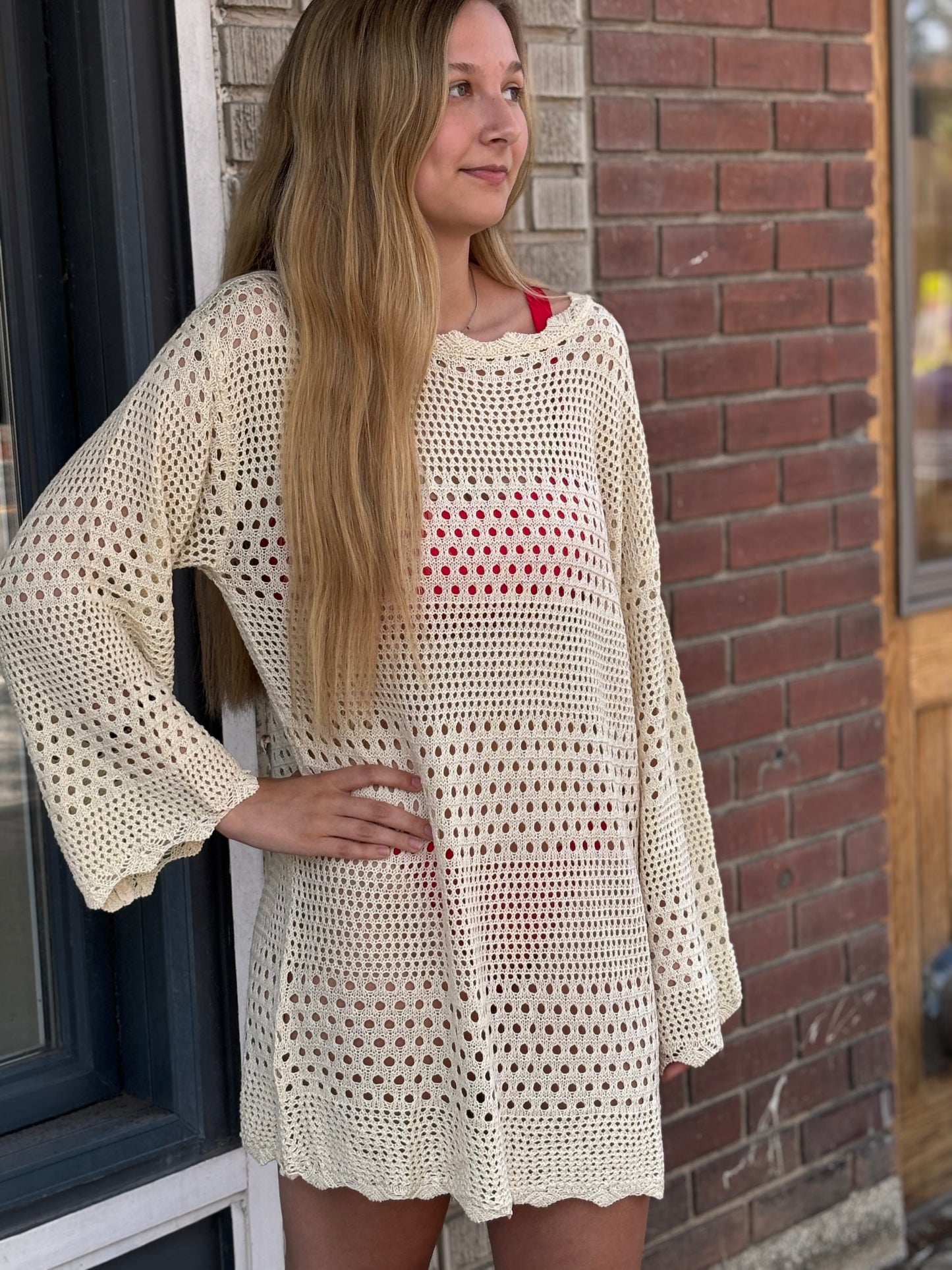 Bell Sleeve Beach Dress S-XL - Multiple Colors