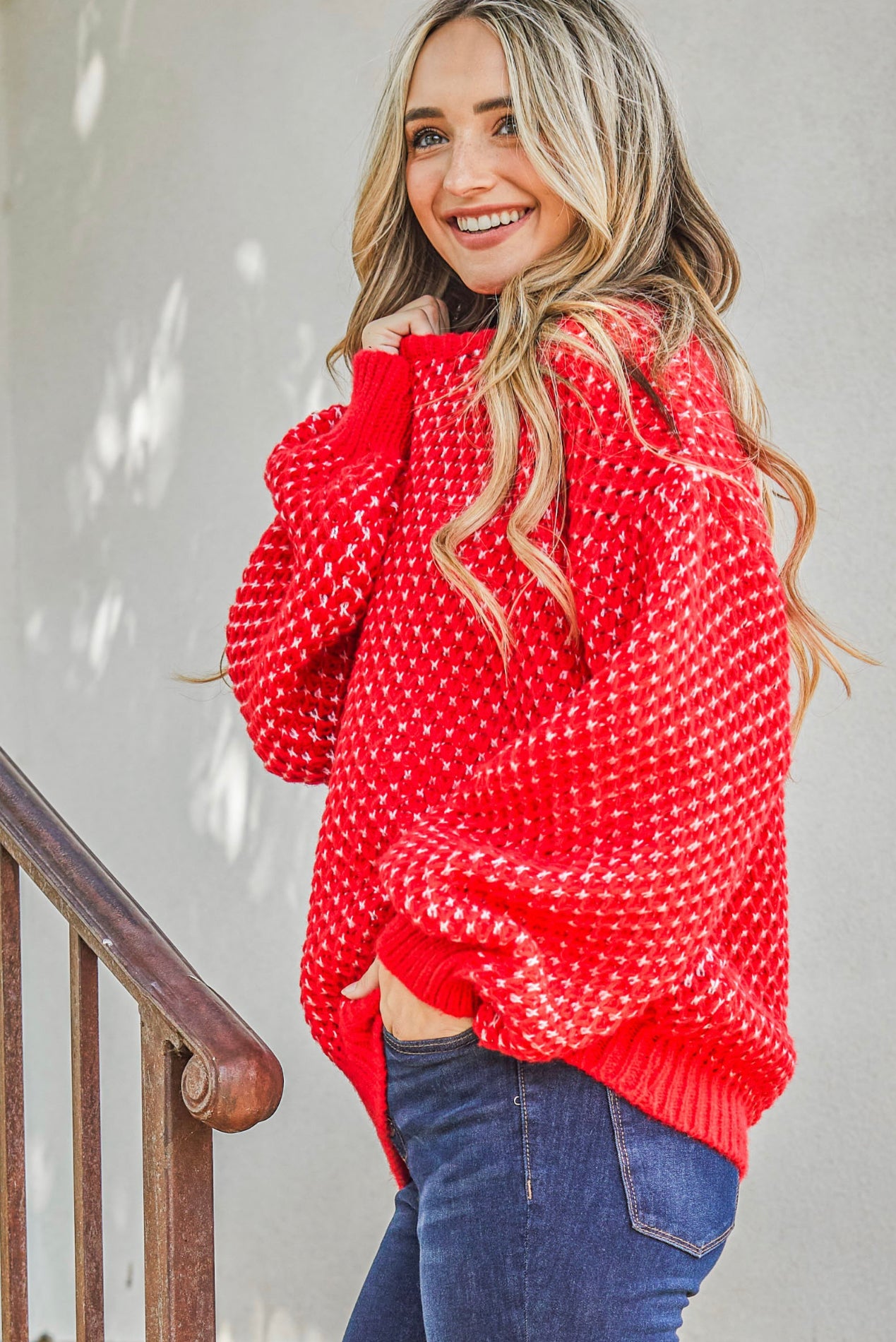 Textured Pullover Sweater - Multiple Colors