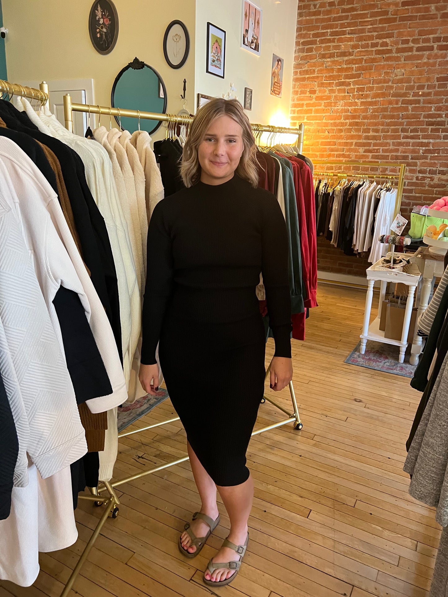 Charlee Ribbed Dress - Multiple Colors
