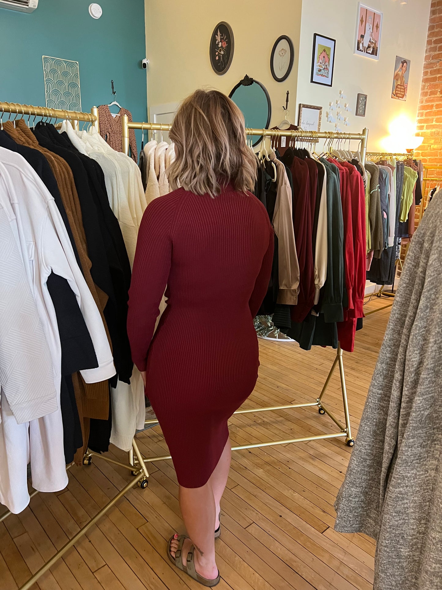 Charlee Ribbed Dress - Multiple Colors