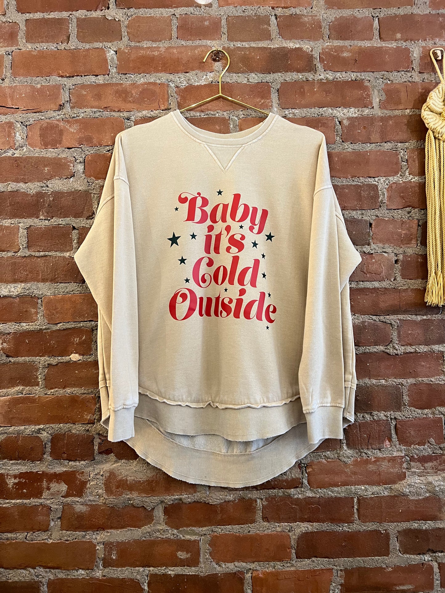 Baby It's Cold Outside Burnout Fleece - Multiple Colors