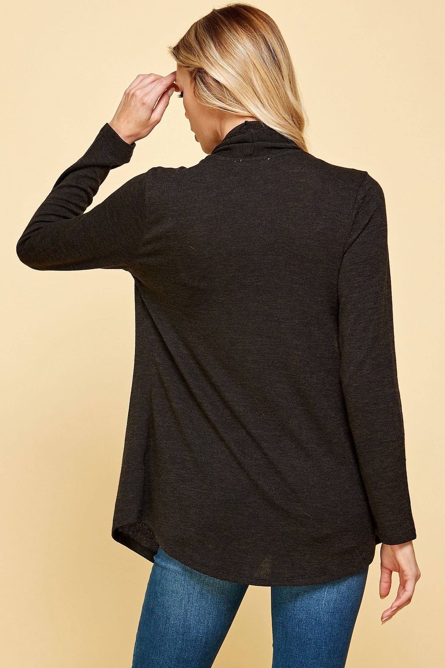 Avenly Asymmetrical Hem Cardigan S-XL