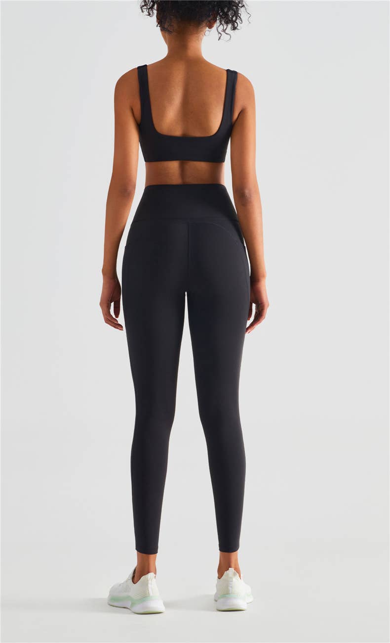 Diamond Lycra® High-Waist Leggings