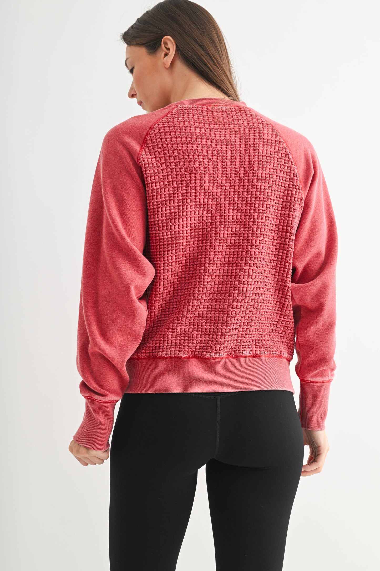 Luna Waffle Knit Pullover