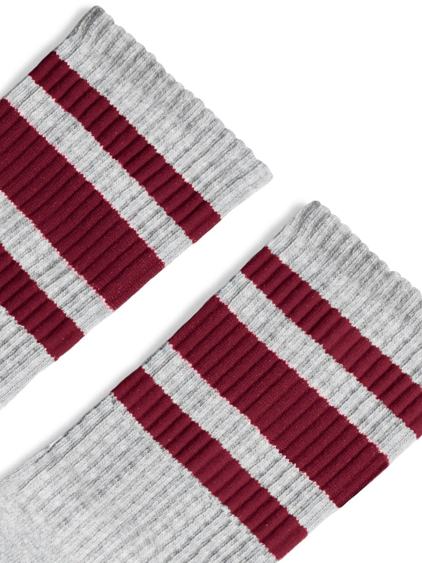 SOCCO Crew Gray (w/Maroon Stripe)