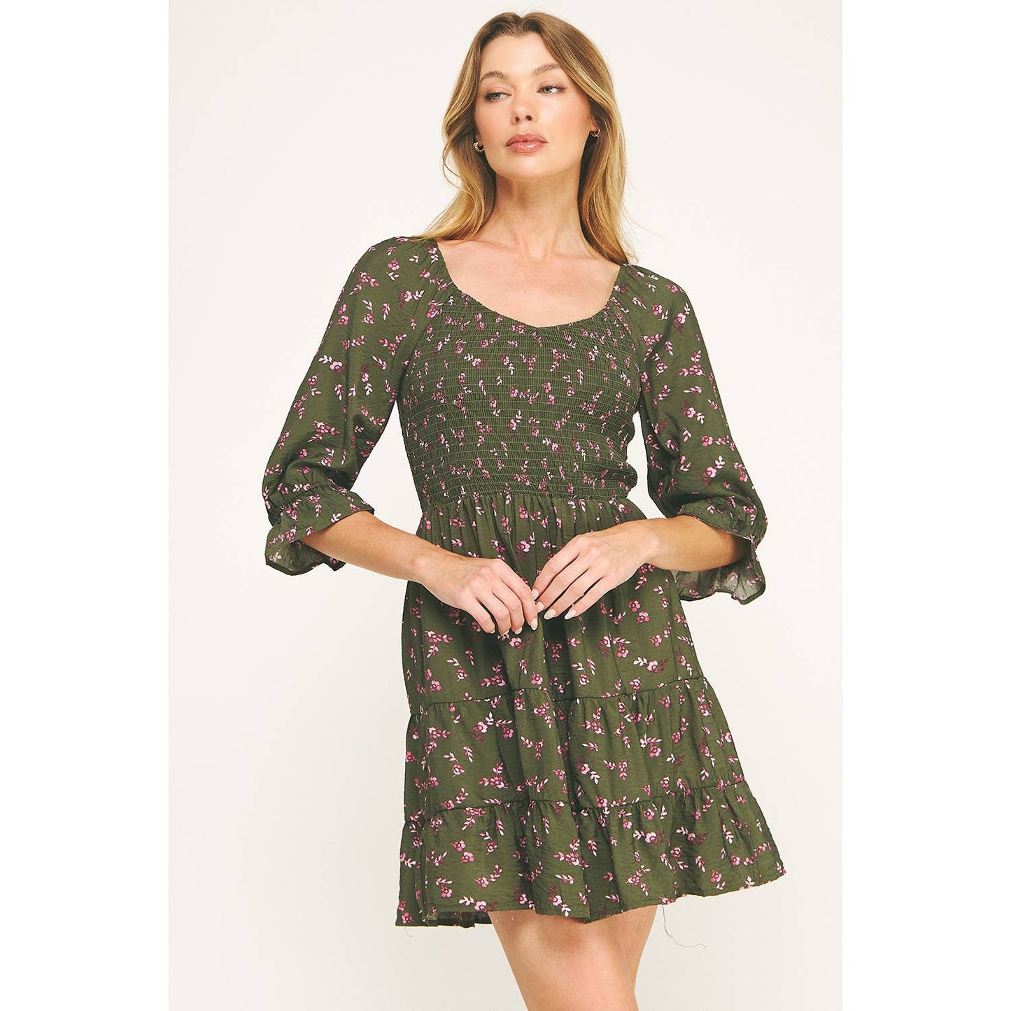 Darla Blossom Mini Dress S-XL