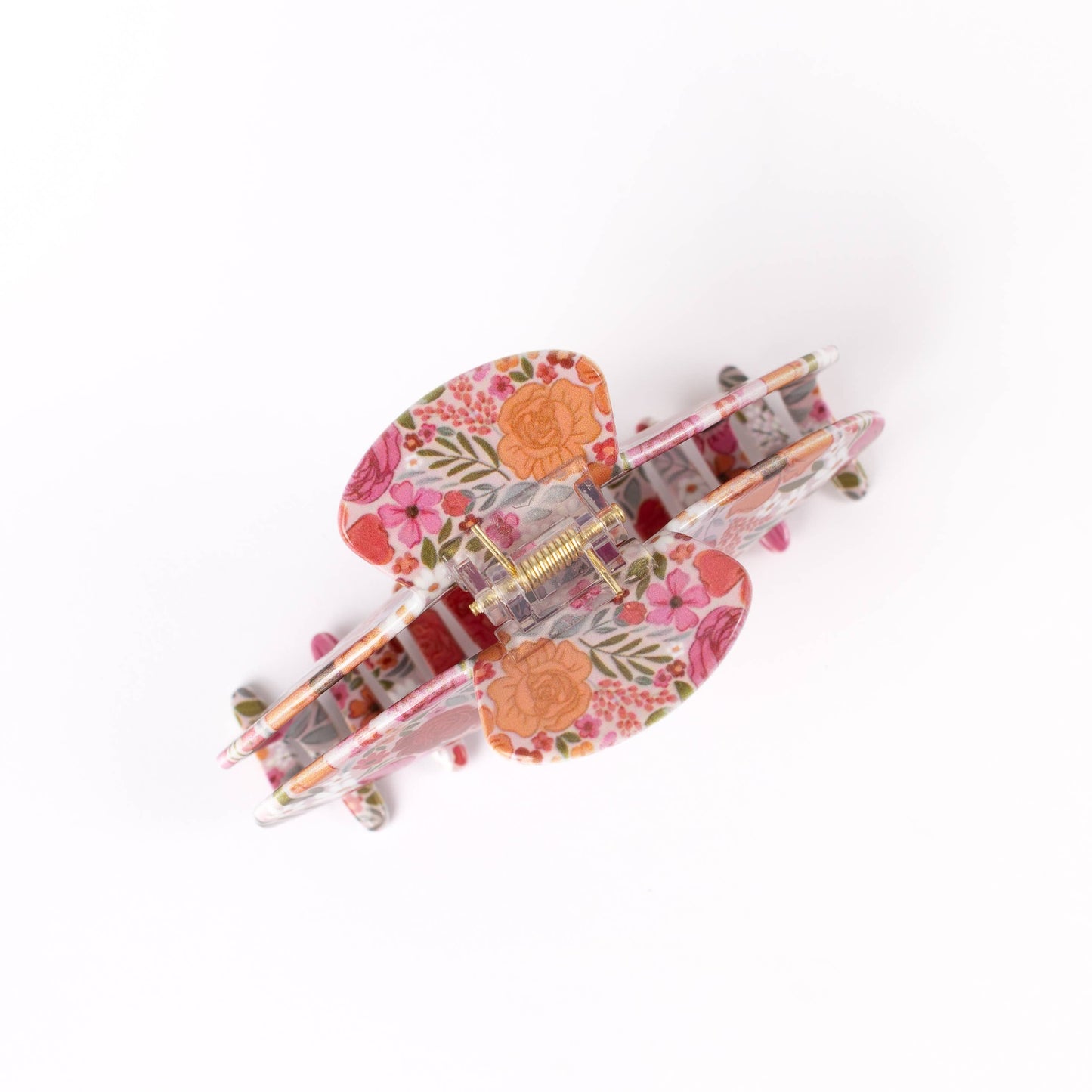 Rosewood Blooms Claw Clip