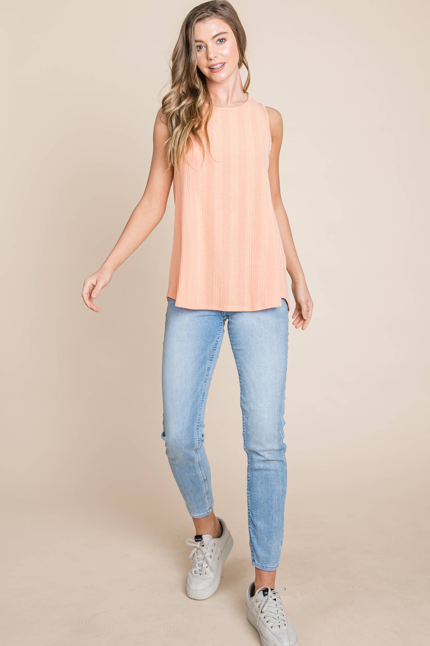 Elevated Basic Coral Tank S-XL