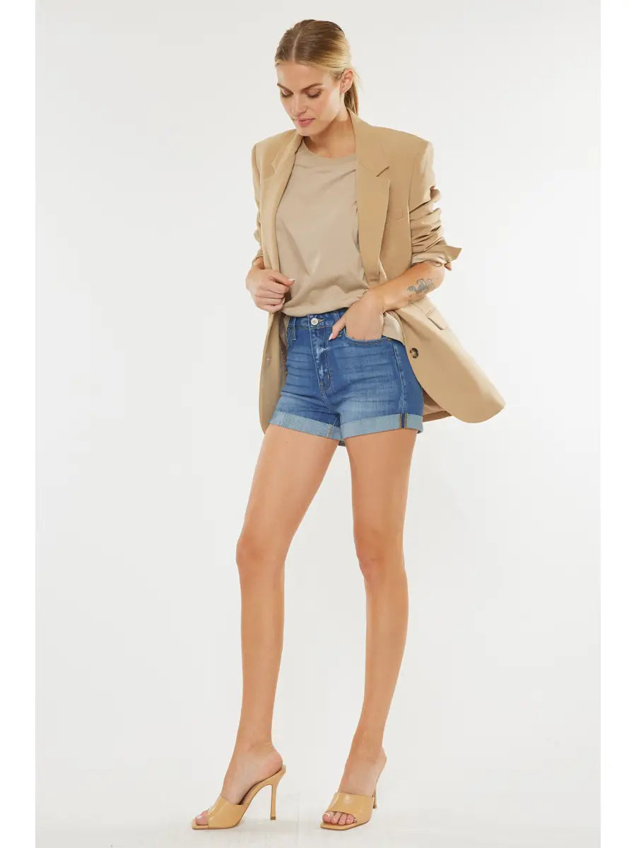 Gabby Medium Wash KanCan Shorts