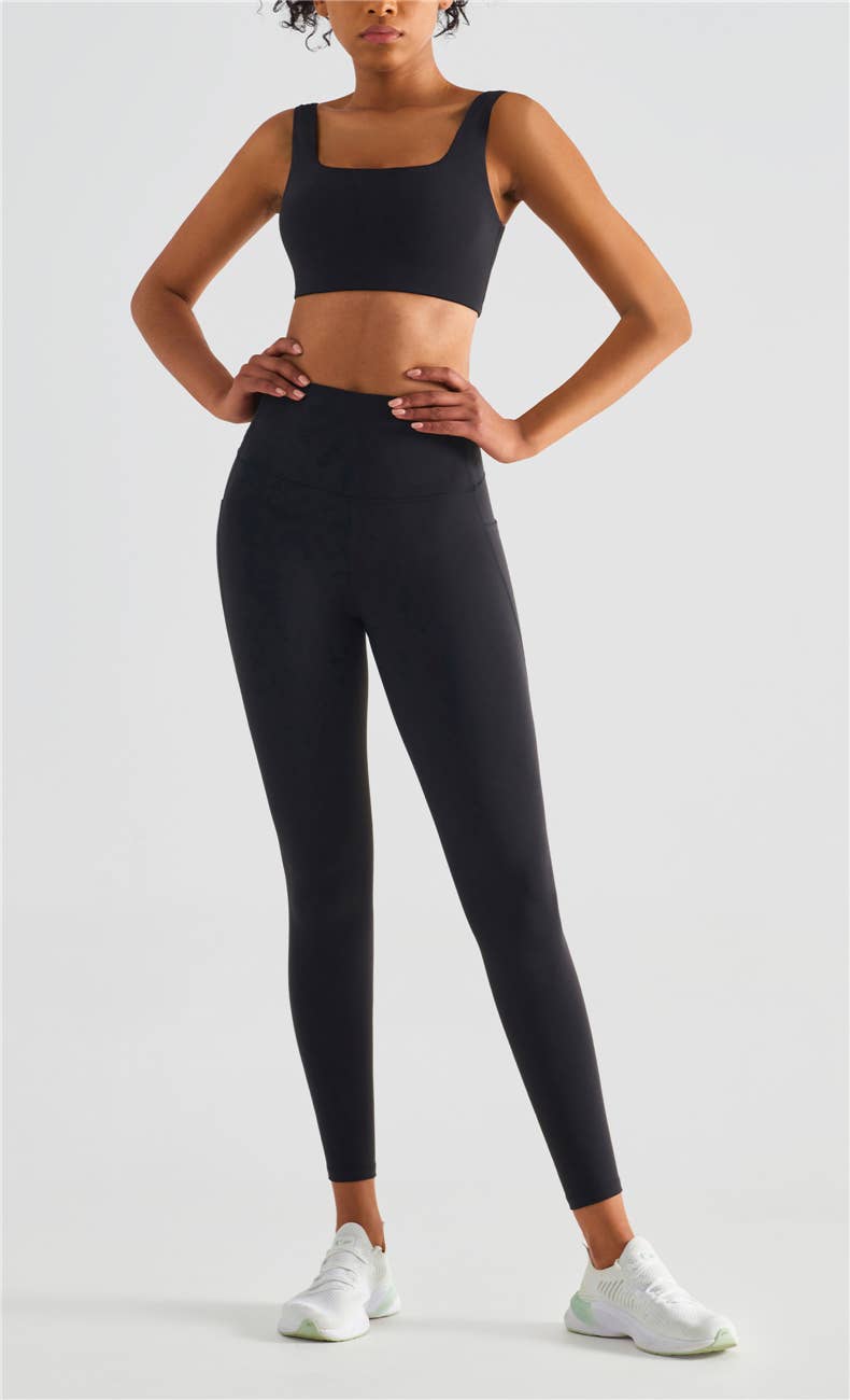 Diamond Lycra® High-Waist Leggings