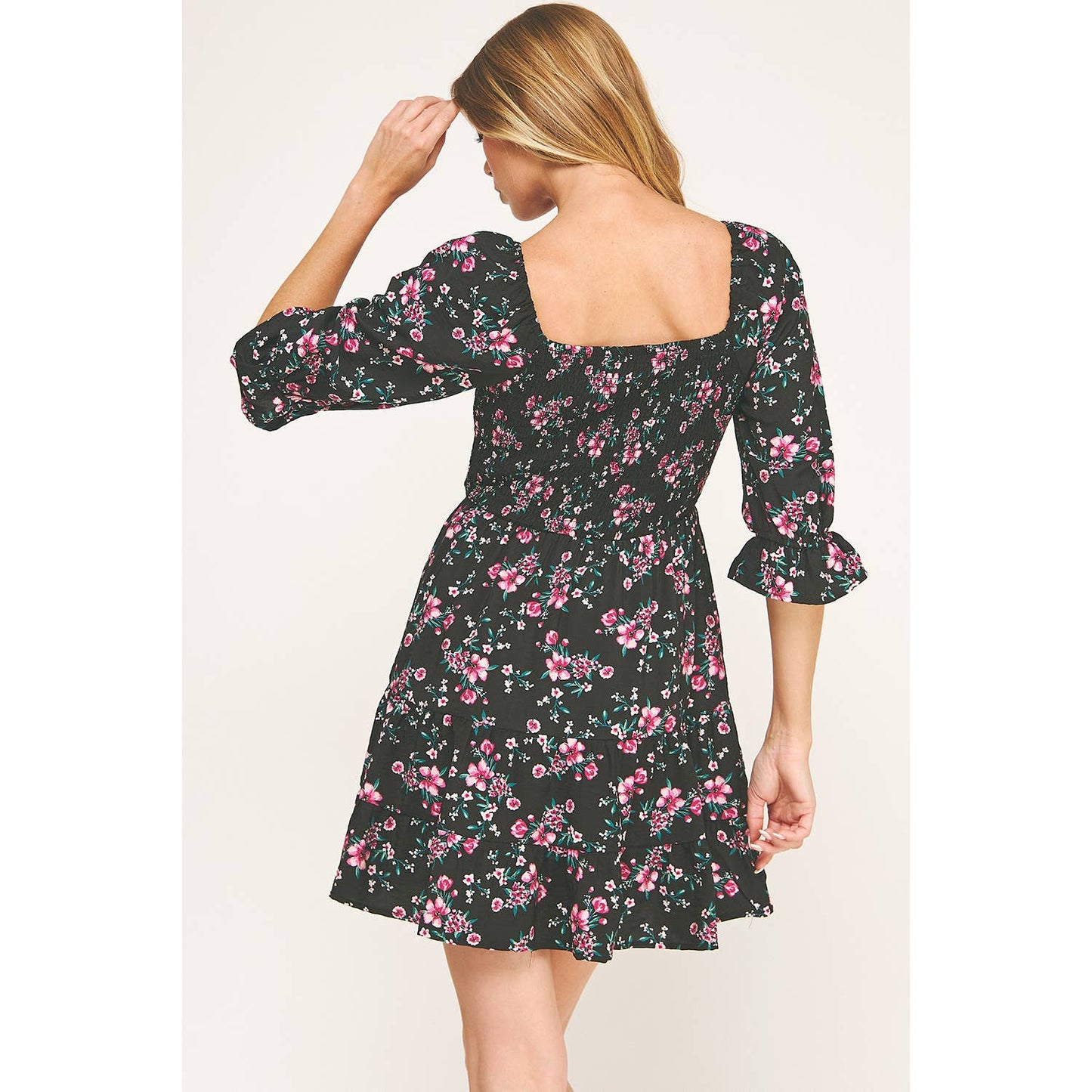Darla Blossom Mini Dress S-XL