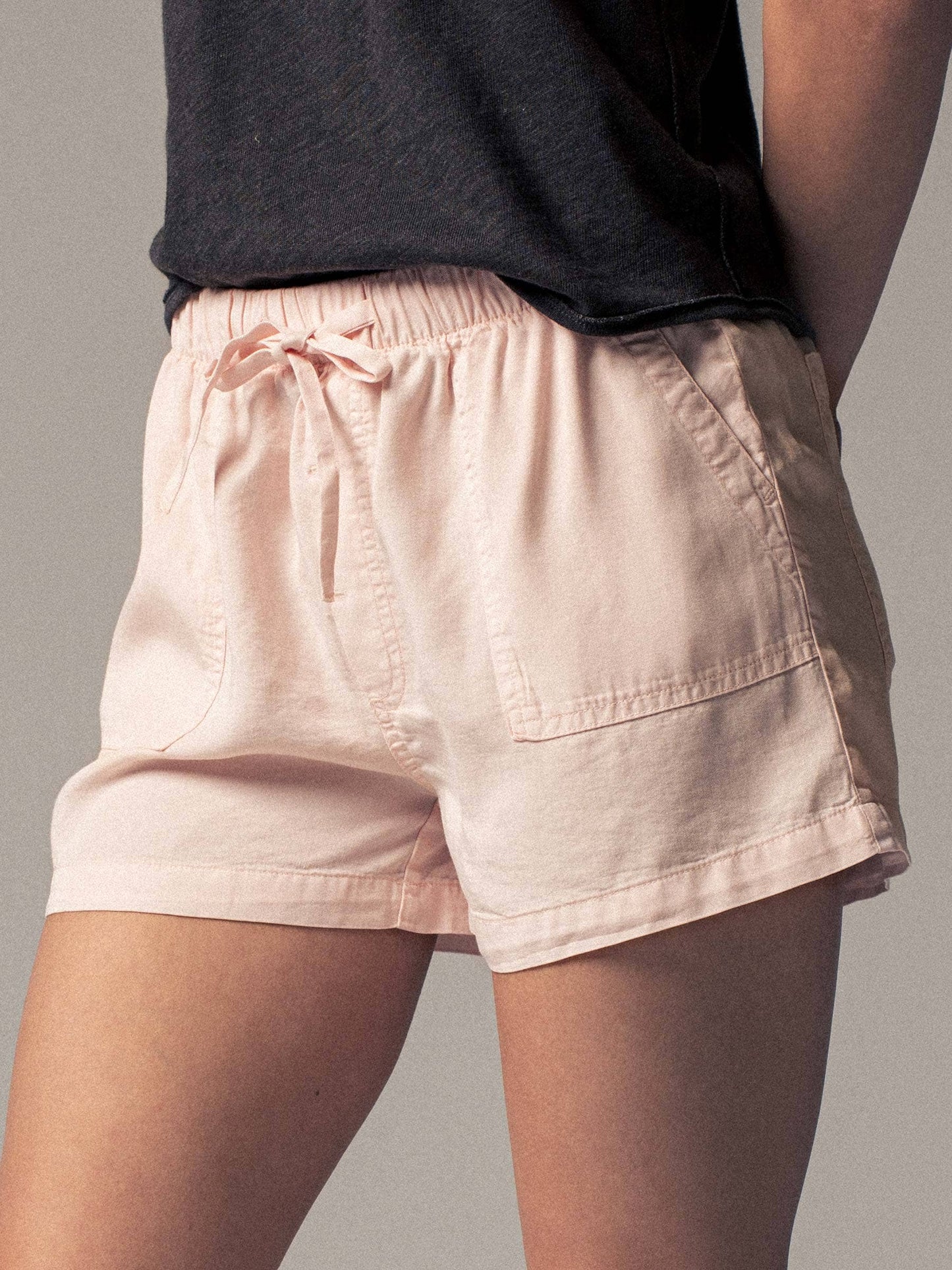 Tencel Patch Pocket Summer Shorts - Multiple Colors