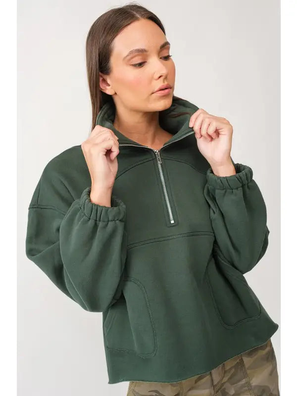 Megan Hunter Green Pullover