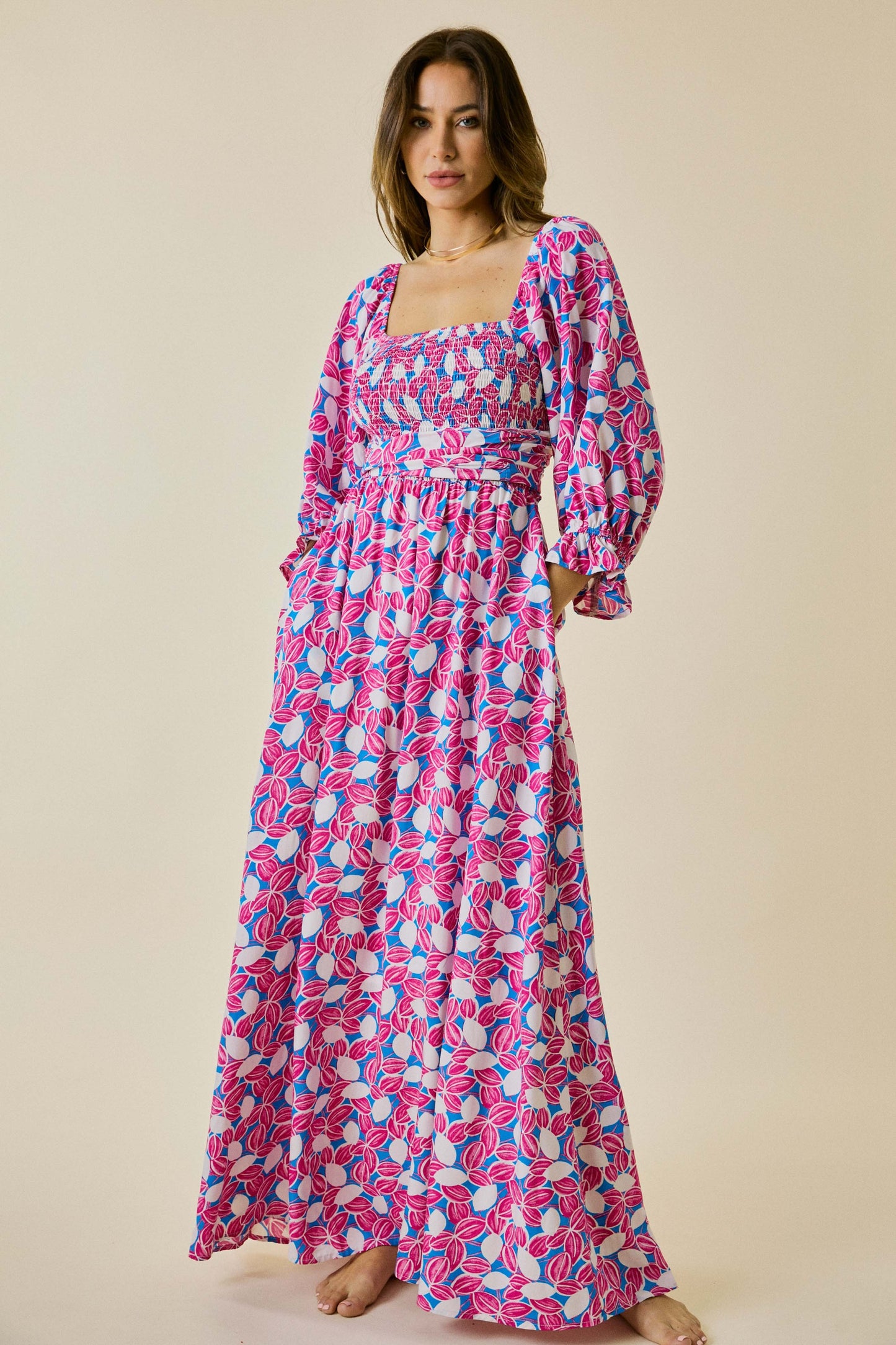 Elli Maxi Dress - 2 Styles in 1 - Multiple Colors