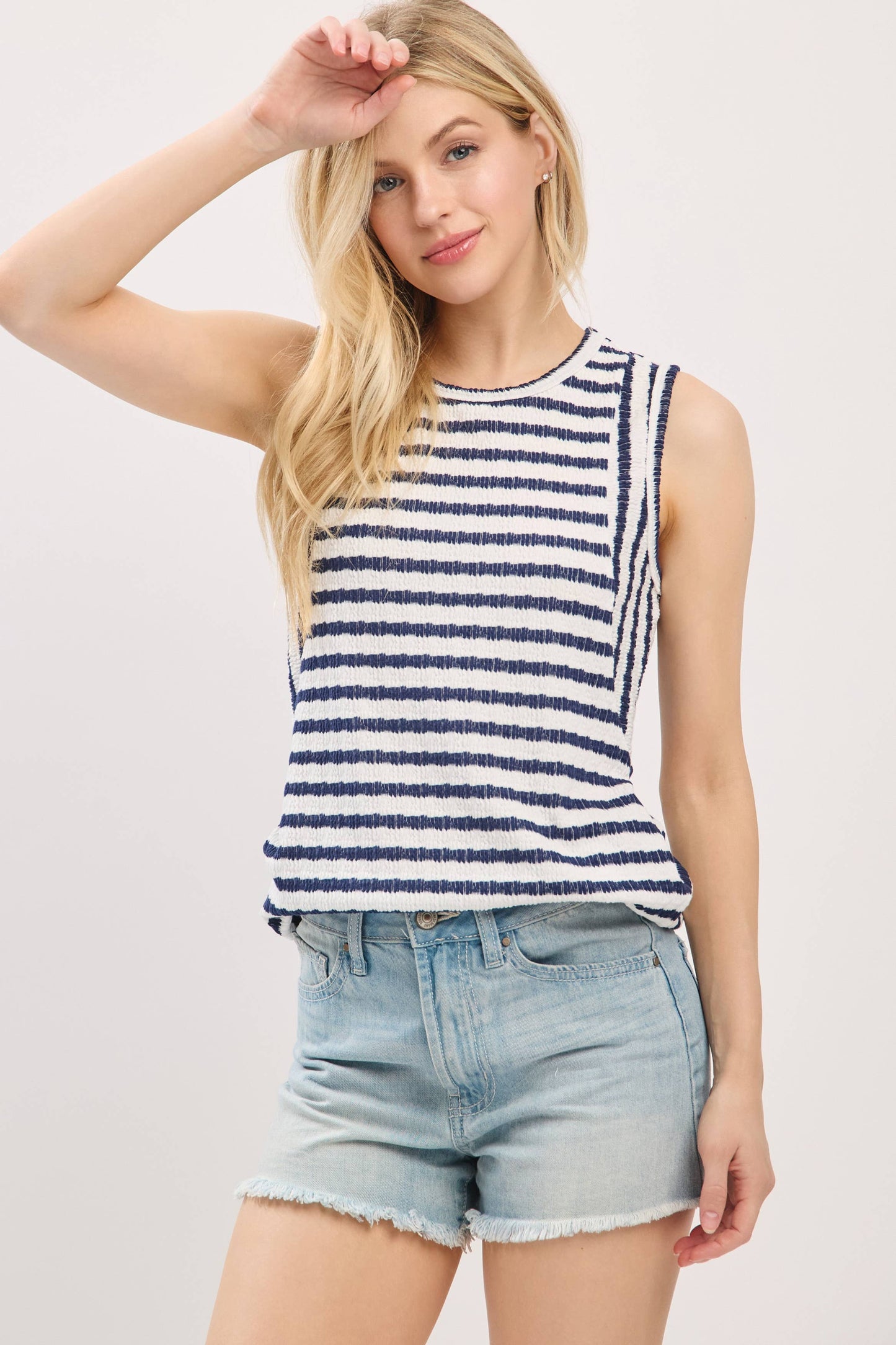 Rhenn Textured Striped Tank