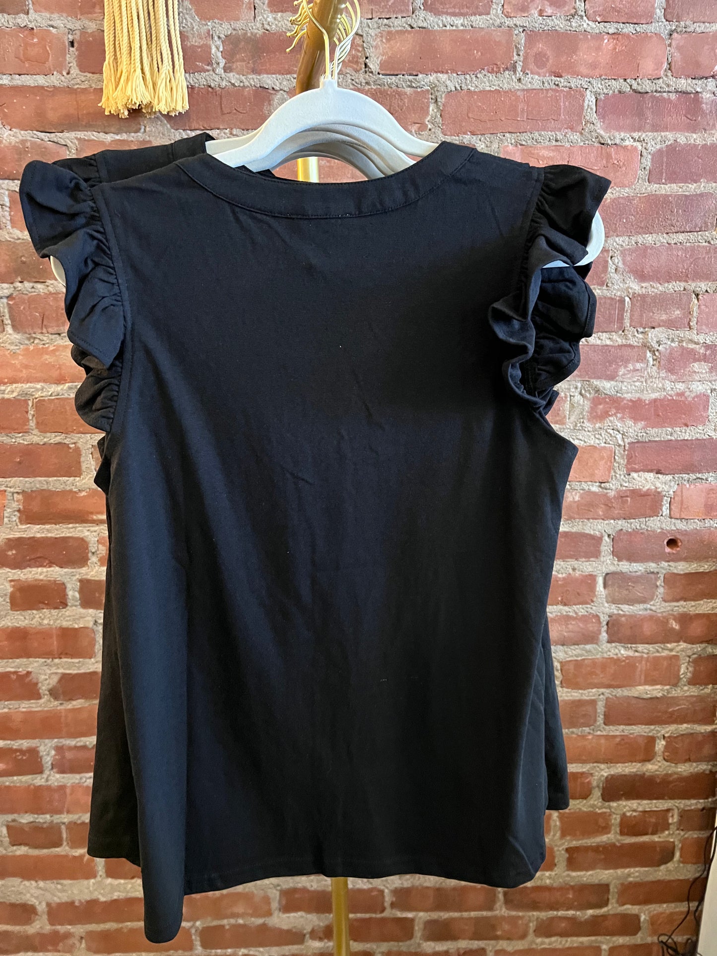 Katie Knit Ruffle Top - Multiple Colors