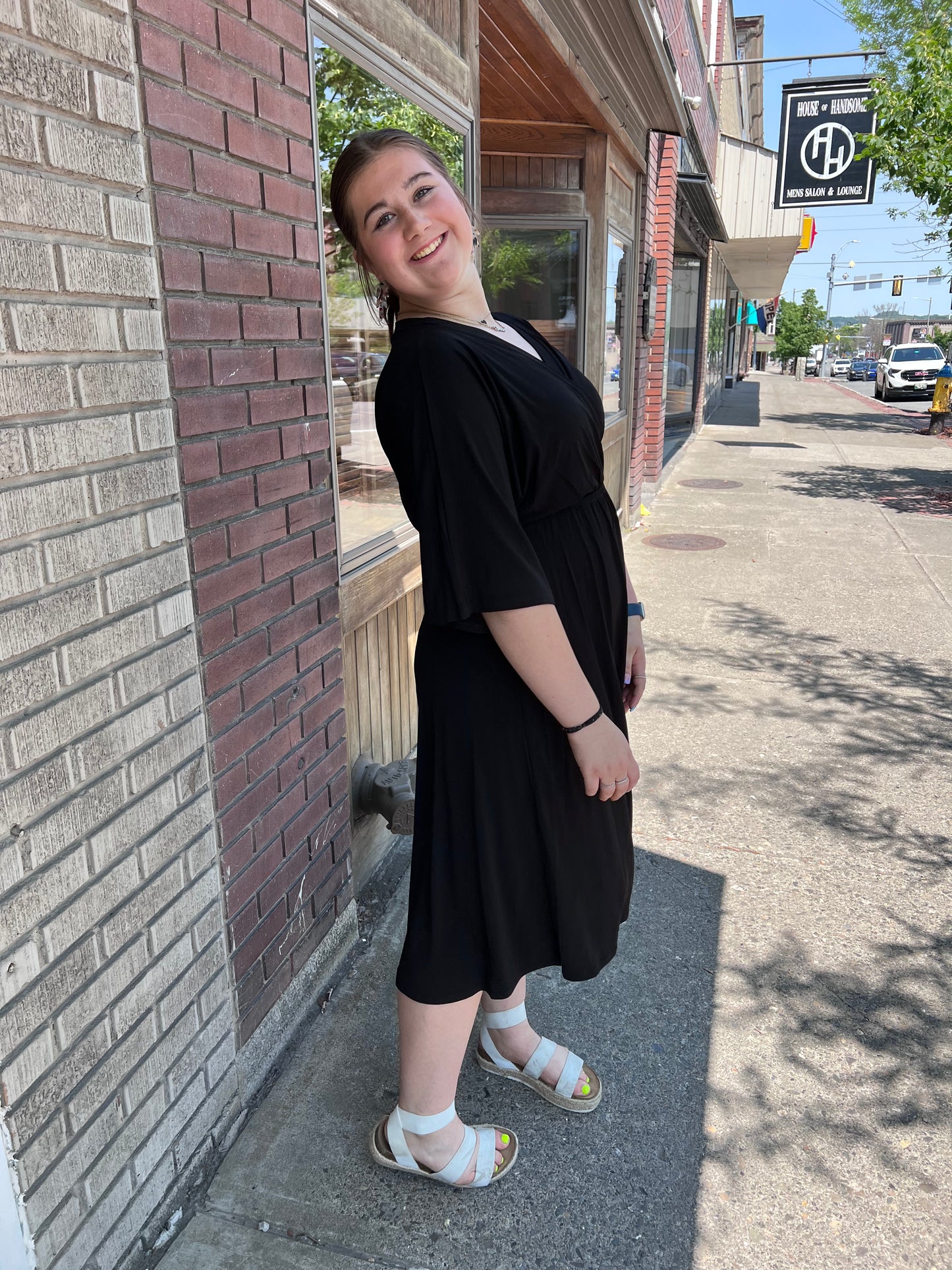 Ava Dolman Sleeve LBD