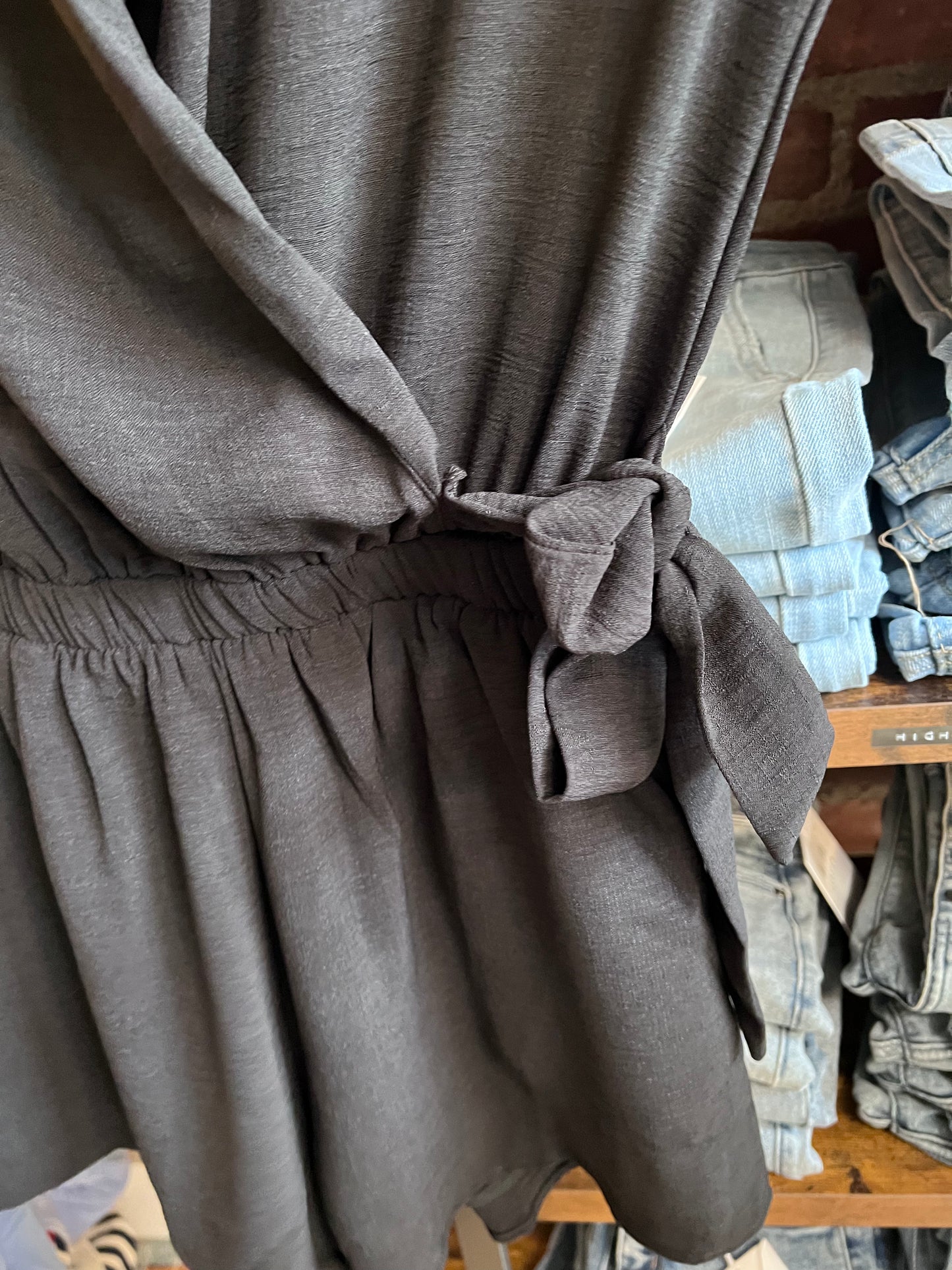 Jillian Side Tie Romper